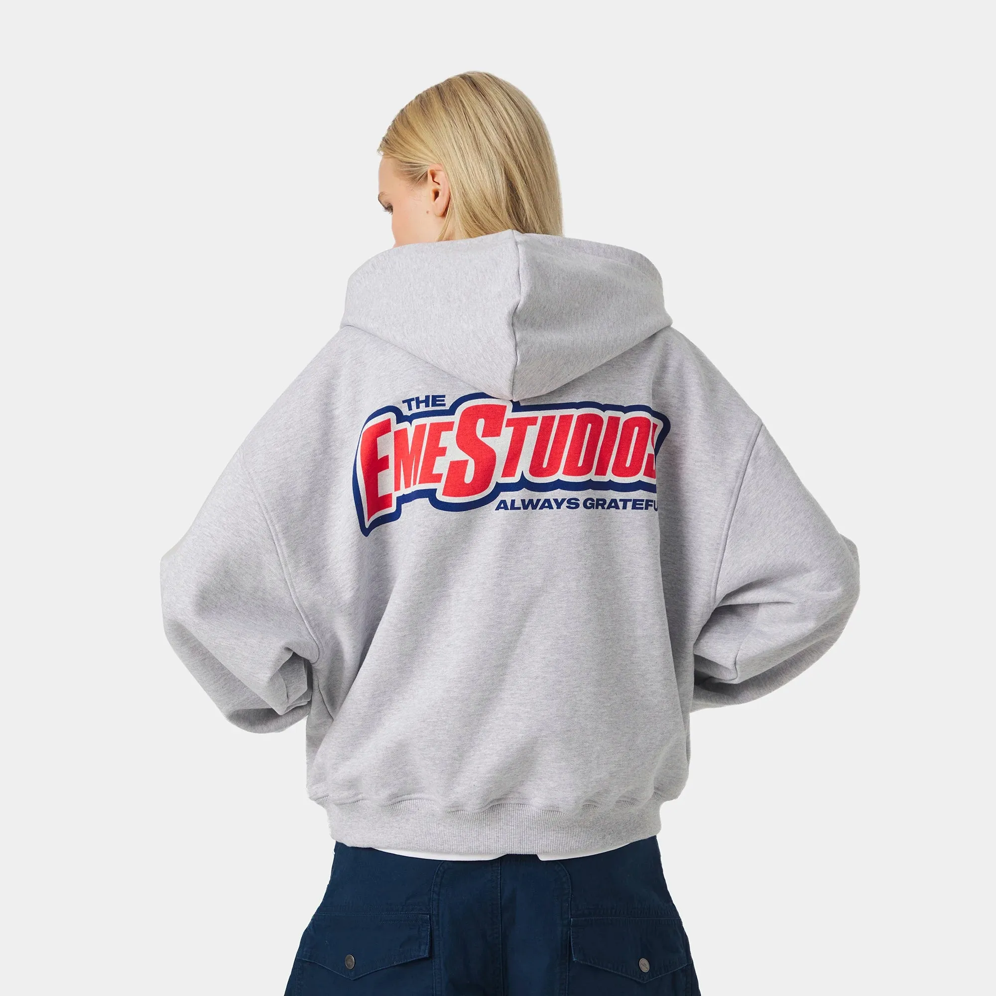 Shining Grey Oversized Hoodie sold by EME STUDIOS product image thumbnail 3