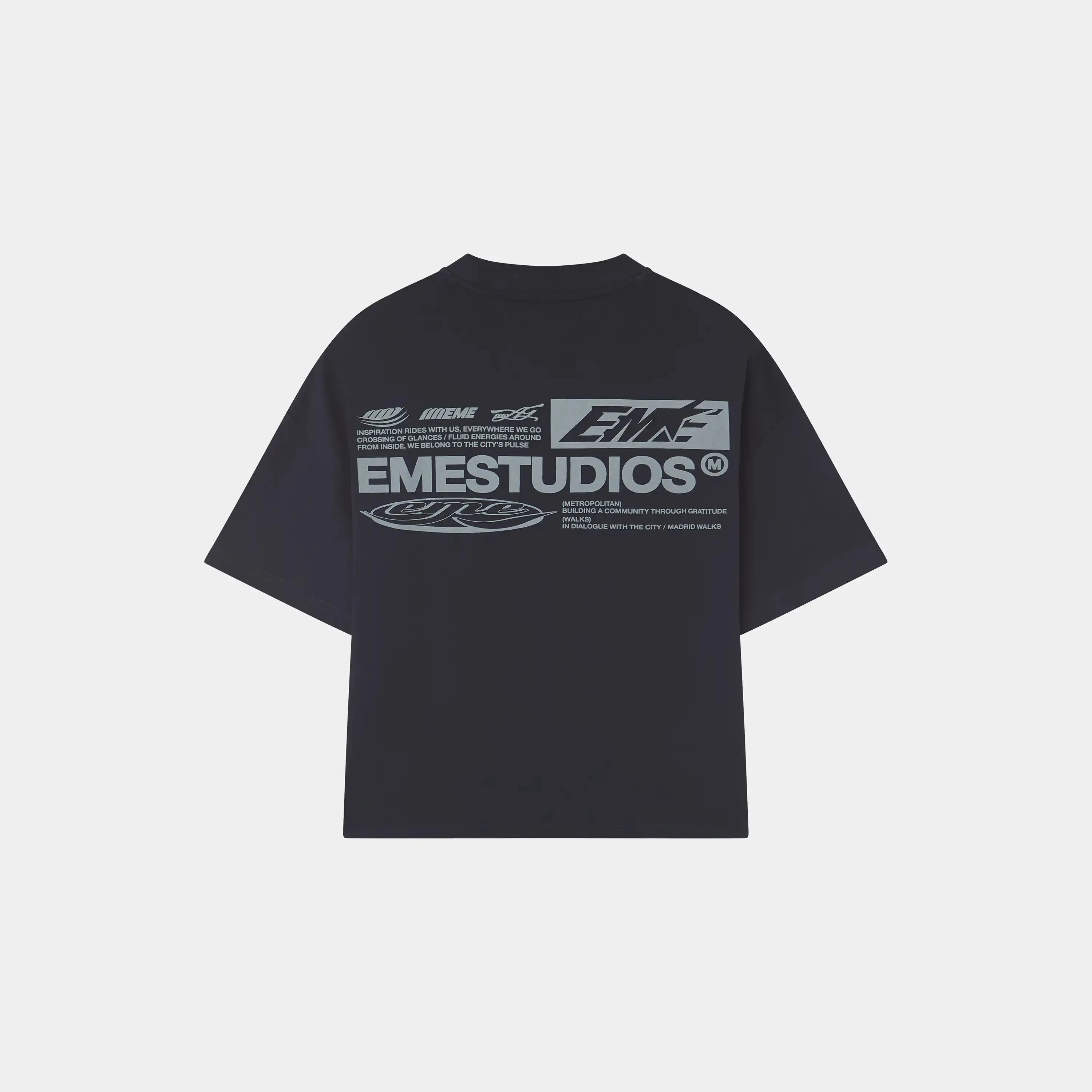 Rodeo Navy Oversized Tee sold by EME STUDIOS