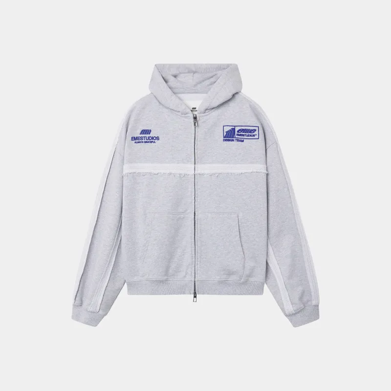 Gummy Grey Cropped Full Zip sold by EME STUDIOS