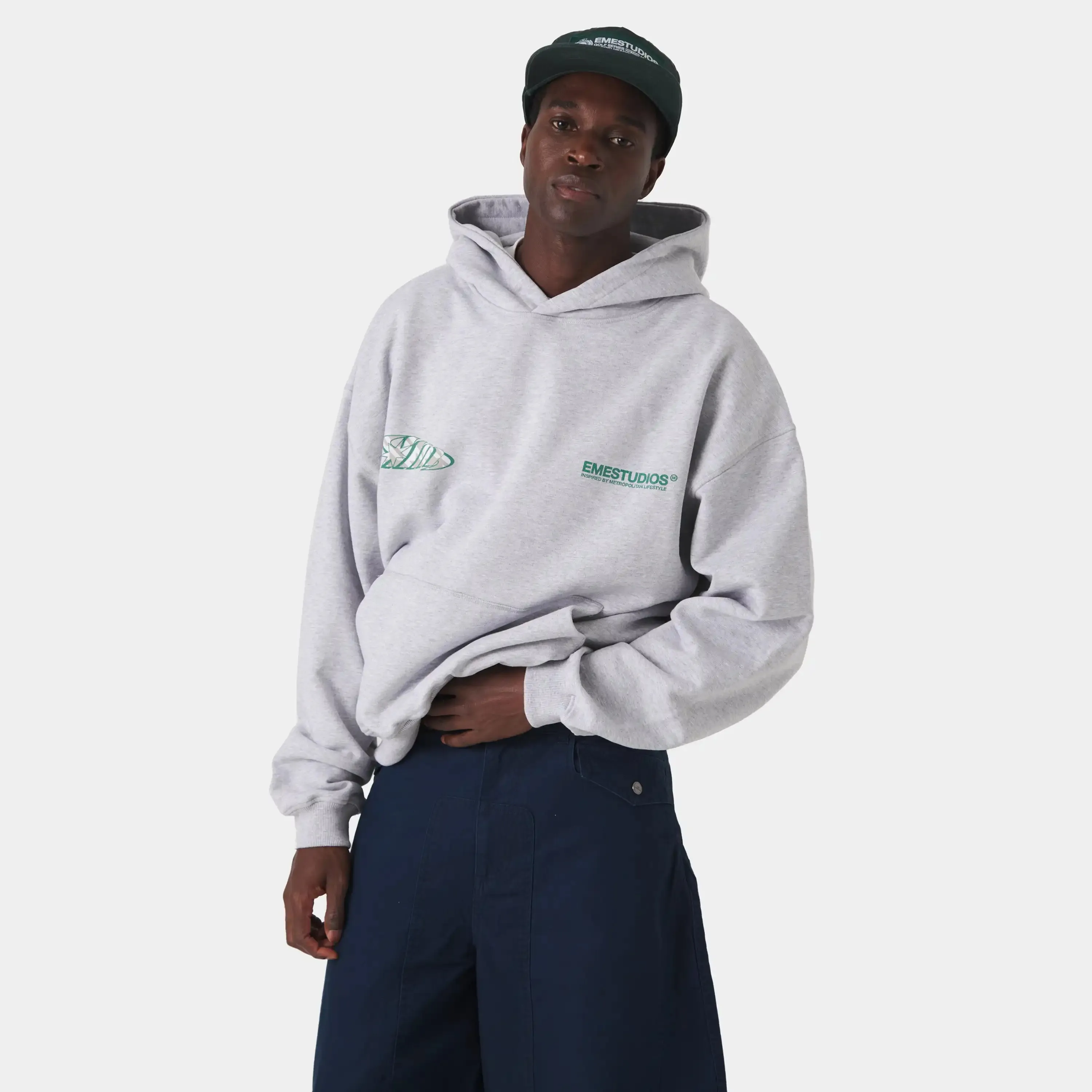 Claurev Grey Oversized Hoodie sold by EME STUDIOS product image thumbnail 2