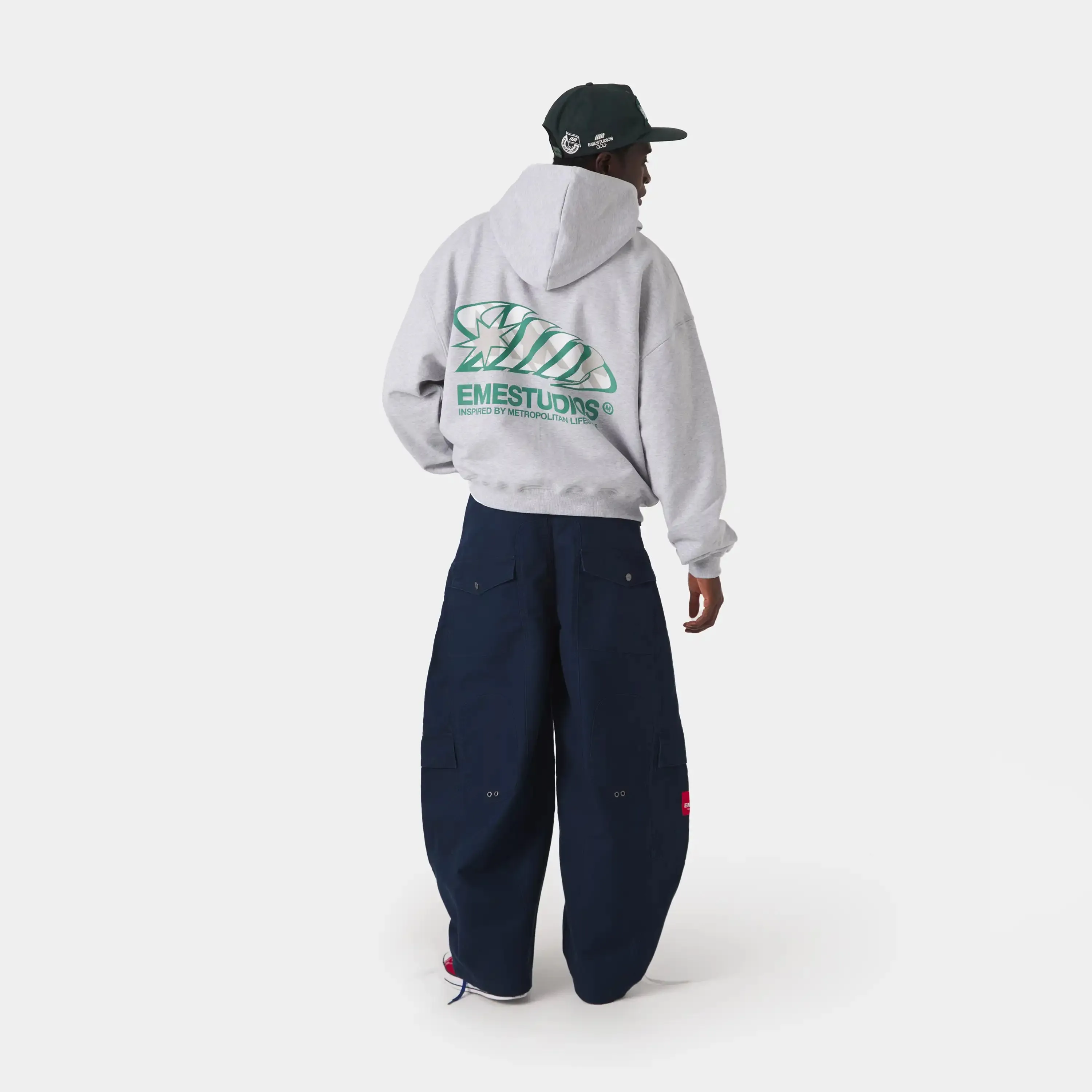 Claurev Grey Oversized Hoodie sold by EME STUDIOS product image thumbnail 4