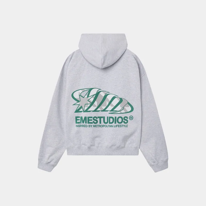 Claurev Grey Oversized Hoodie sold by EME STUDIOS