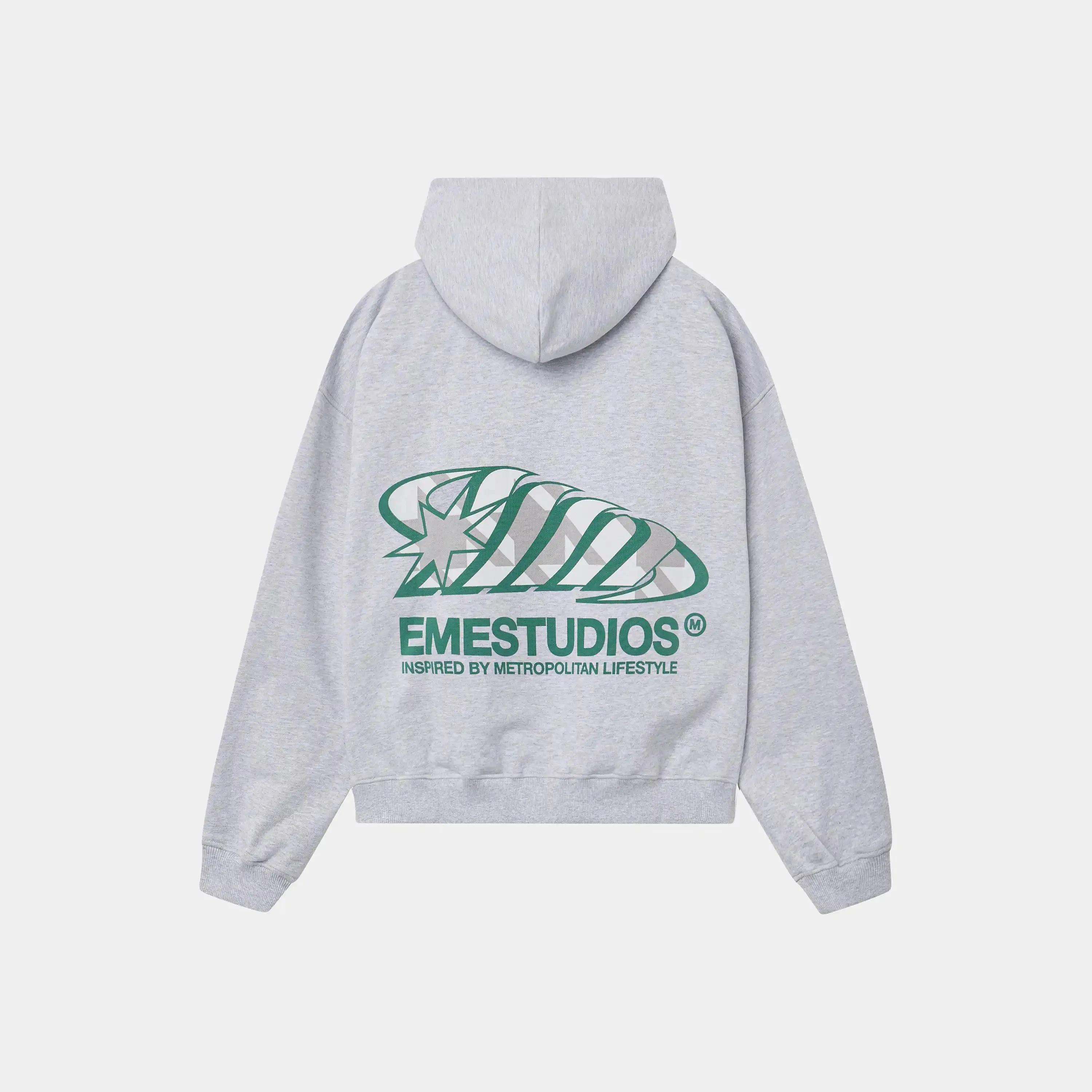 Claurev Grey Oversized Hoodie sold by EME STUDIOS
