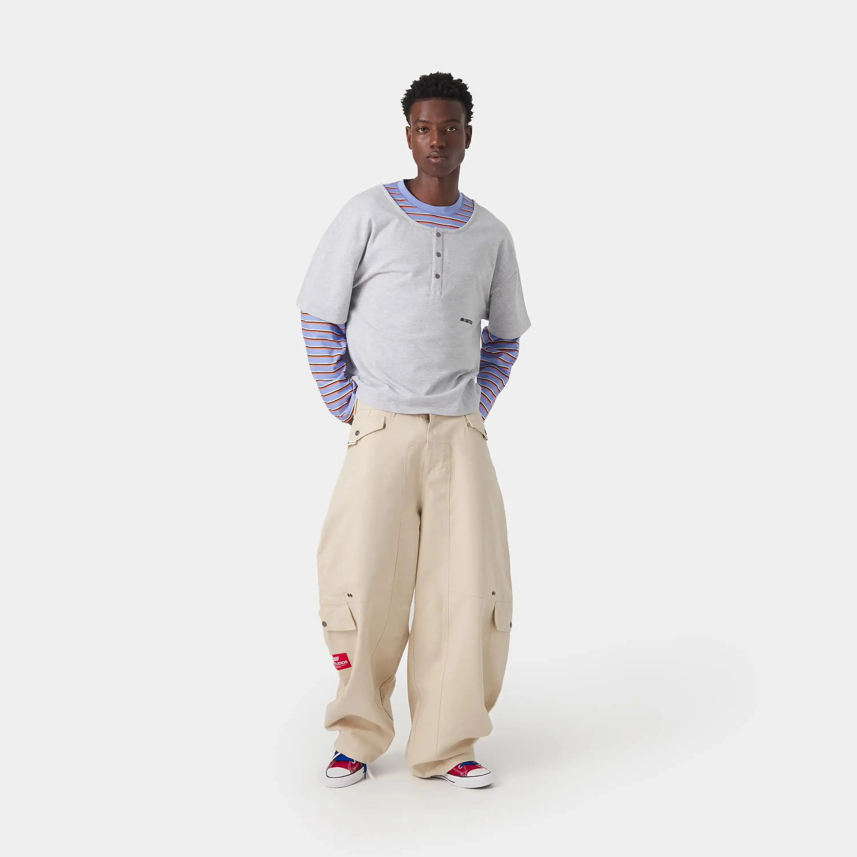 Double Collar Long Sleeve sold by EME STUDIOS product image thumbnail 5