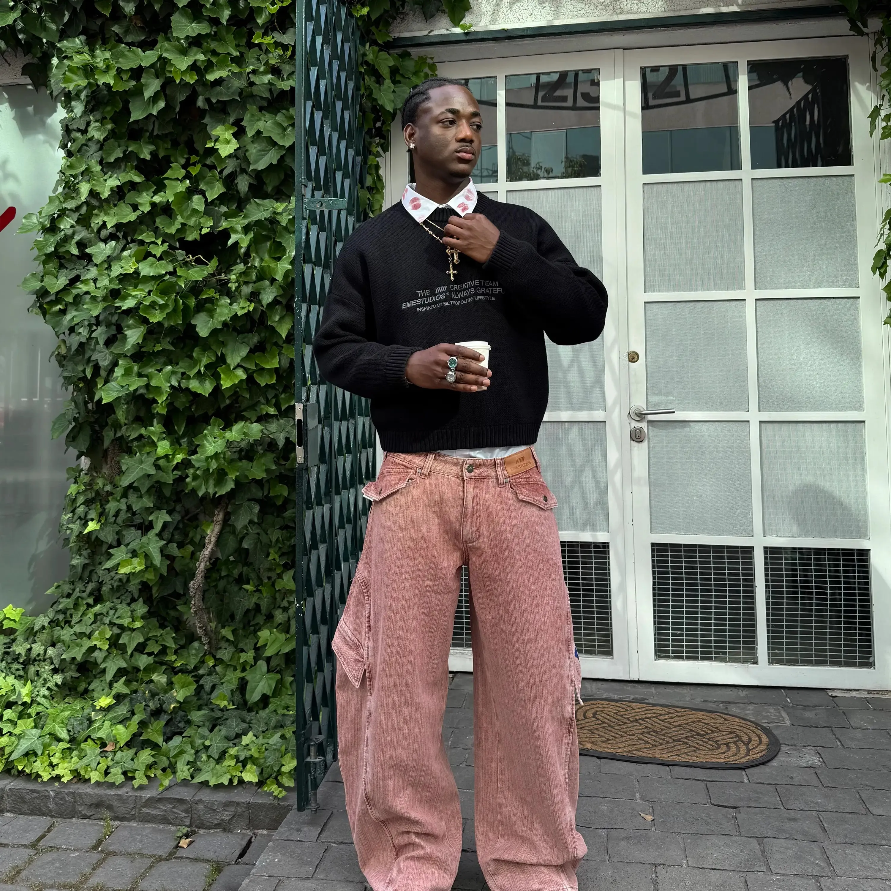 Metro Black Knit Sweater sold by EME STUDIOS product image thumbnail 2