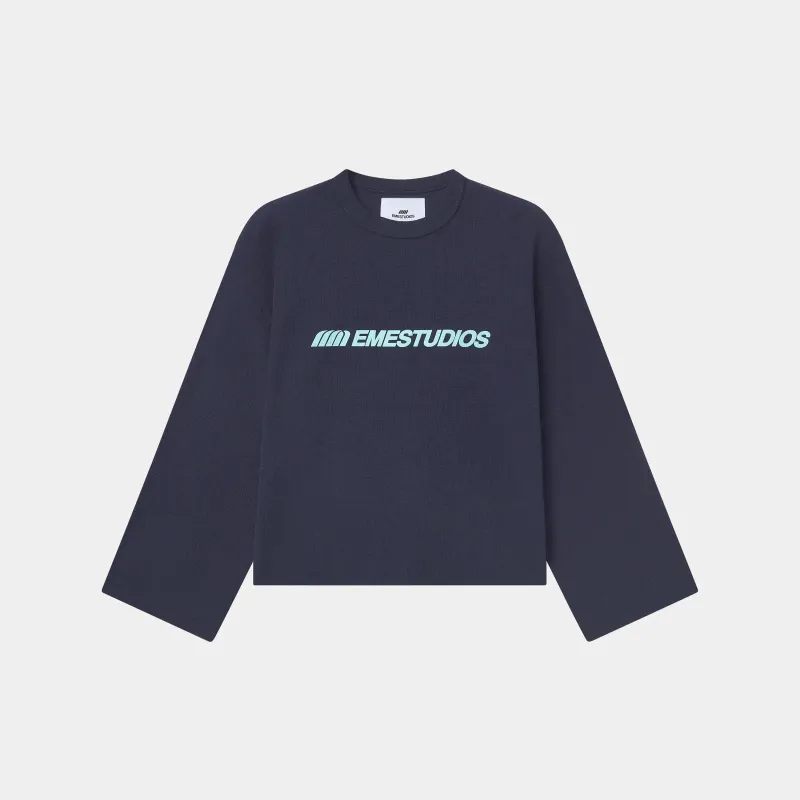 Metro Blue Long Sleeve sold by EME STUDIOS
