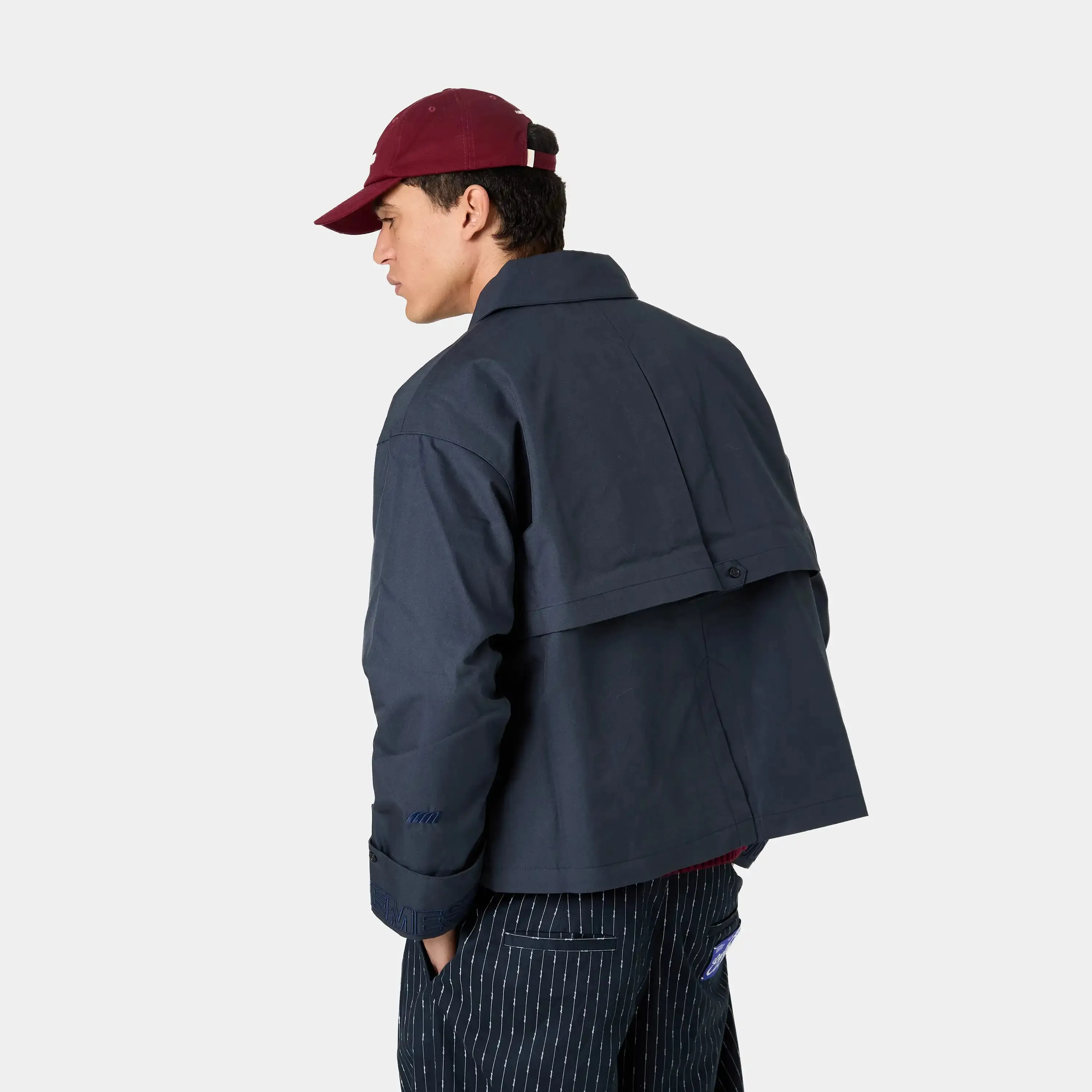 Lizi Navy Trench Jacket sold by EME STUDIOS product image thumbnail 3