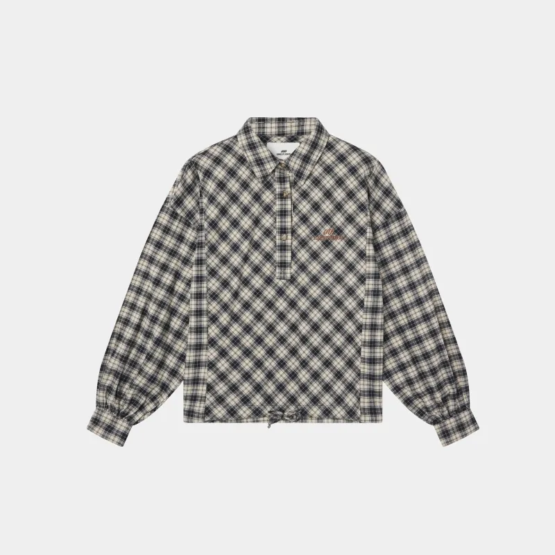 Fitz Popover Chocolate Shirt sold by EME STUDIOS