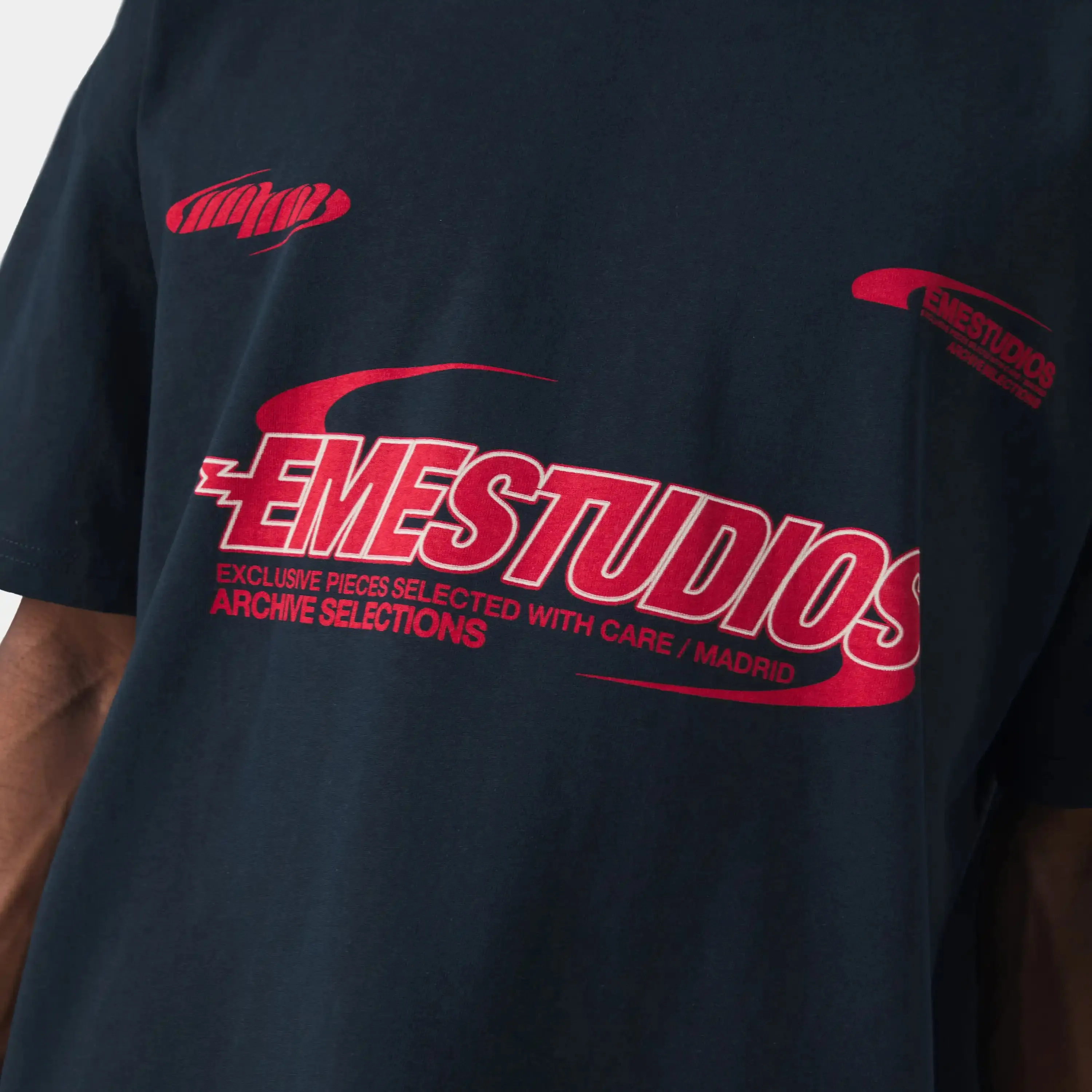 Tracer Navy Oversized Tee sold by EME STUDIOS product image thumbnail 5