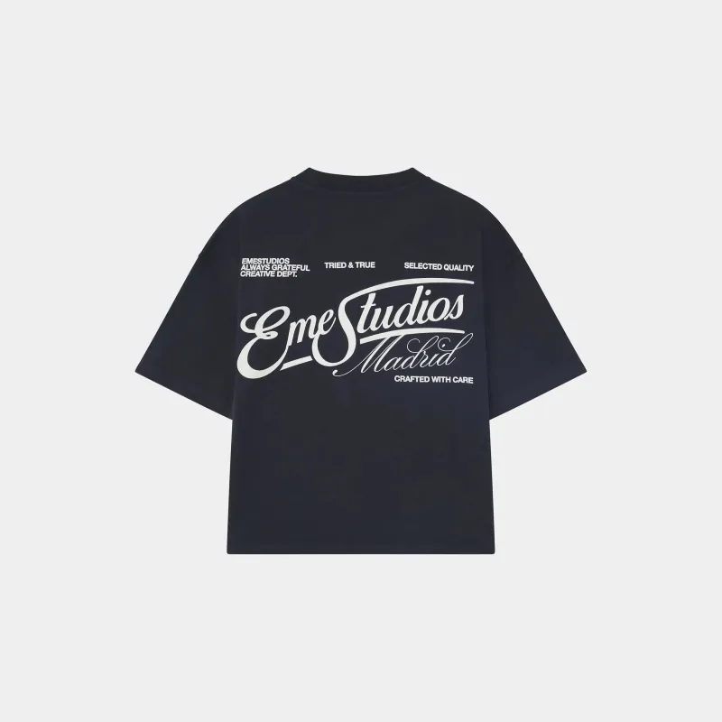 Tried & True Navy Oversized Tee sold by EME STUDIOS