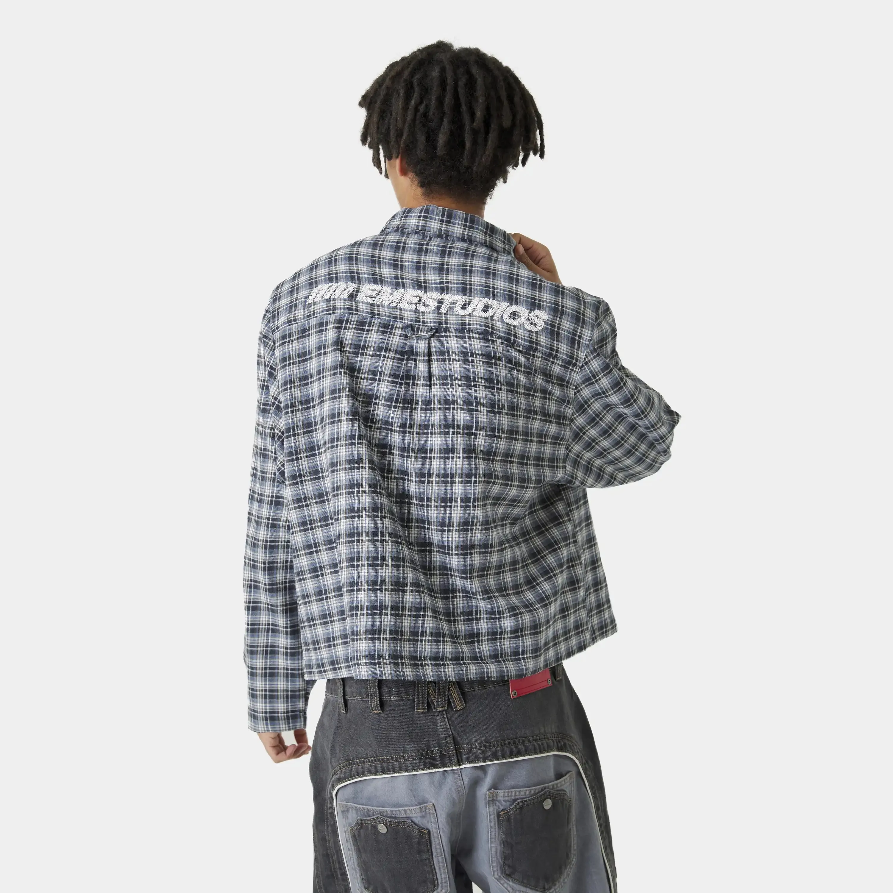 Ivy Navy Boxy Shirt sold by EME STUDIOS product image thumbnail 2