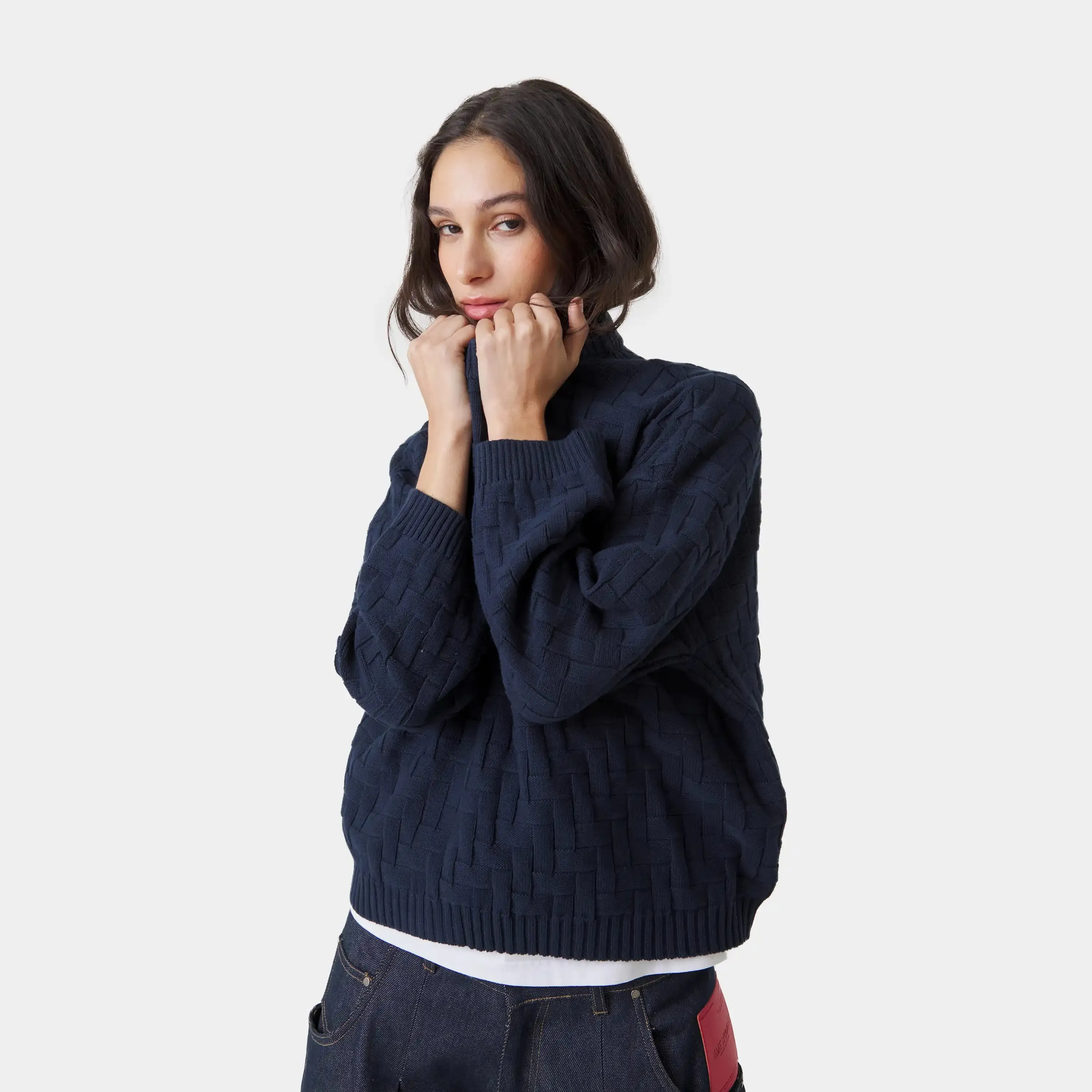 Brick Night Sky Knit Sweater sold by EME STUDIOS product image thumbnail 3