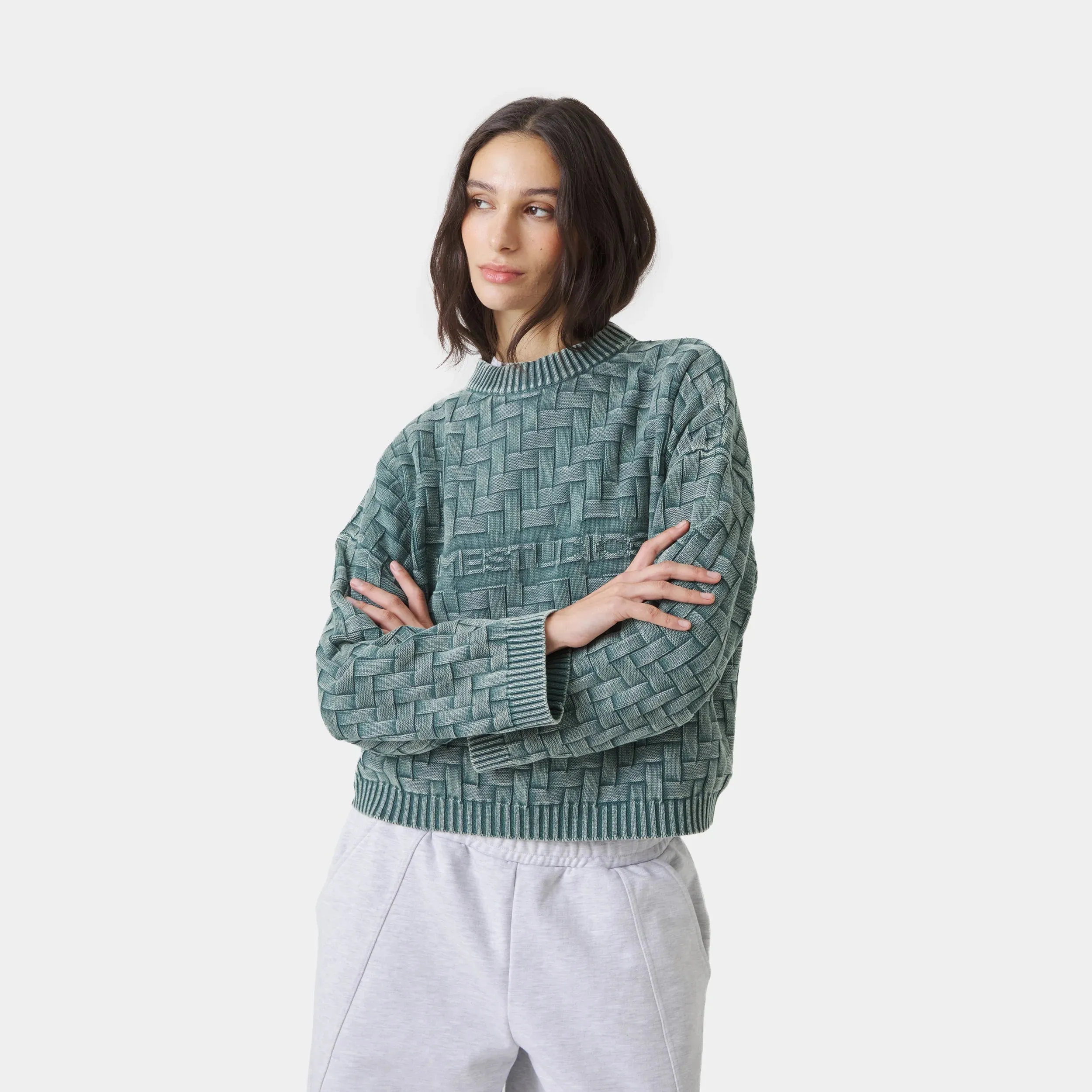 Brick Mountain Knit Sweater sold by EME STUDIOS product image thumbnail 3