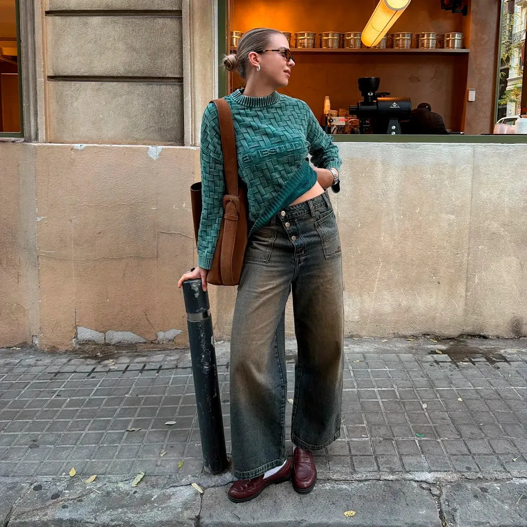 Brick Mountain Knit Sweater sold by EME STUDIOS product image thumbnail 2