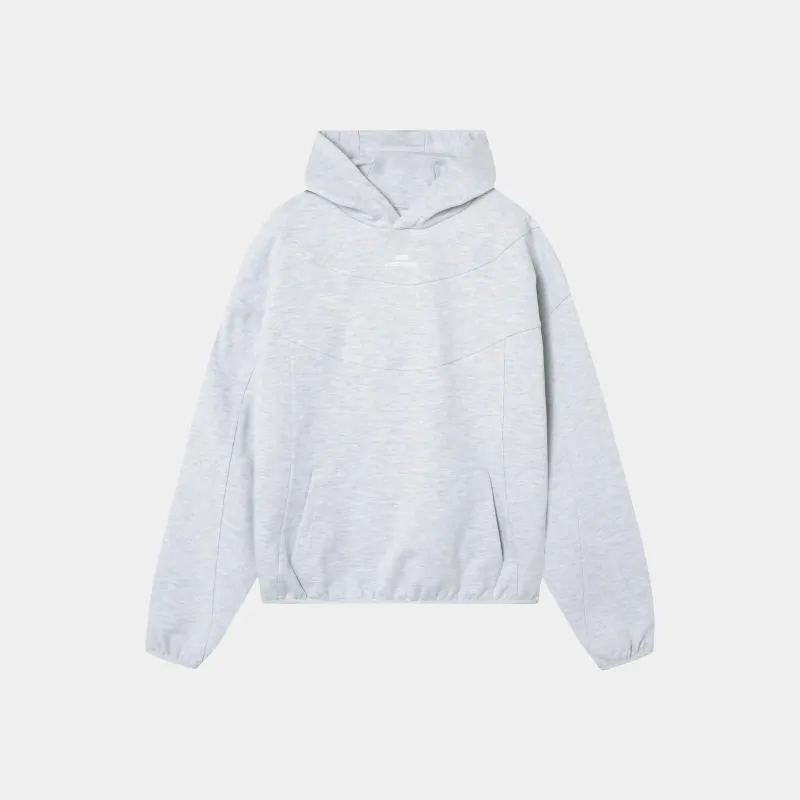Alfa Heather Grey Oversized Hoodie made by EME STUDIOS