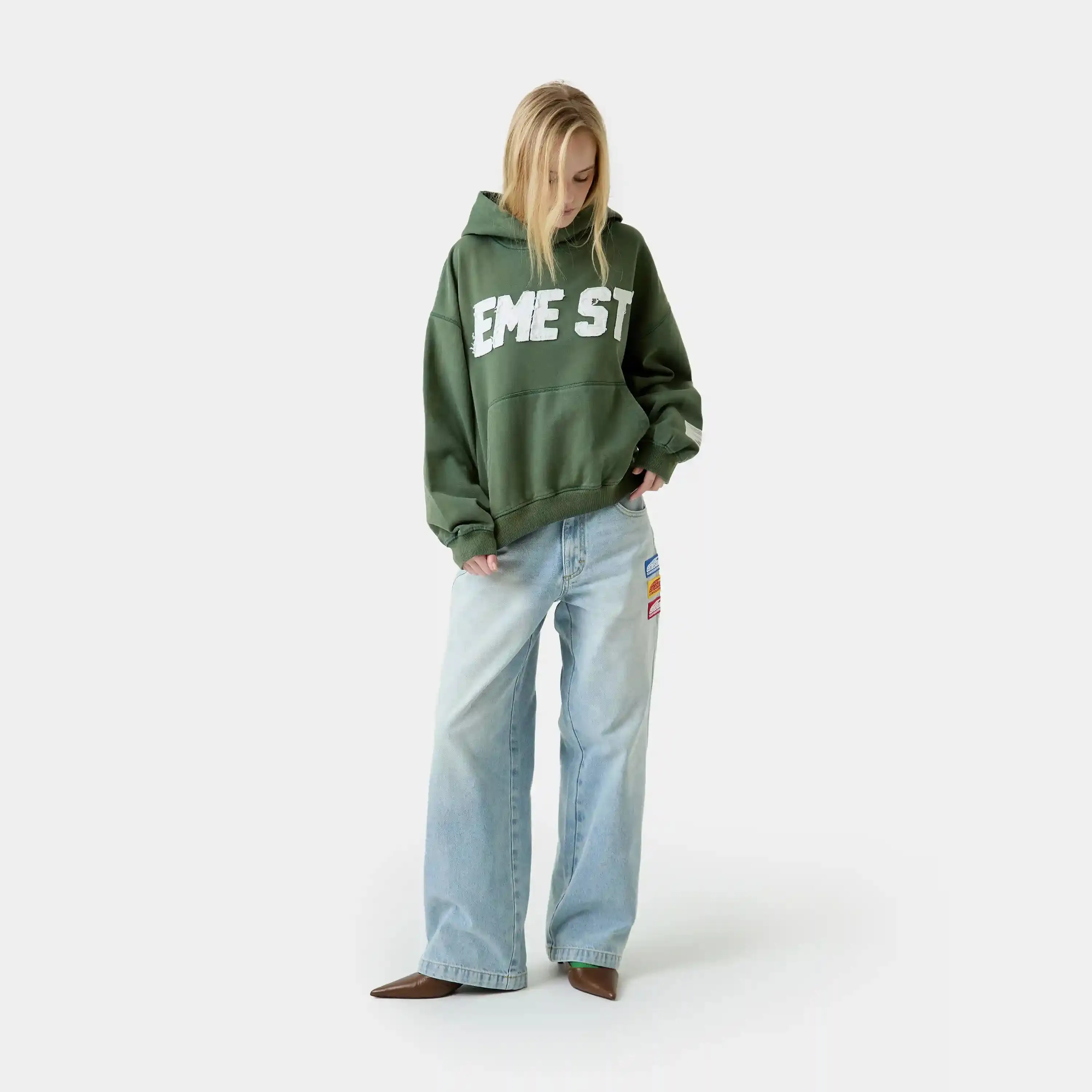 Class 3A Forest Oversized Hoodie sold by EME STUDIOS product image thumbnail 5