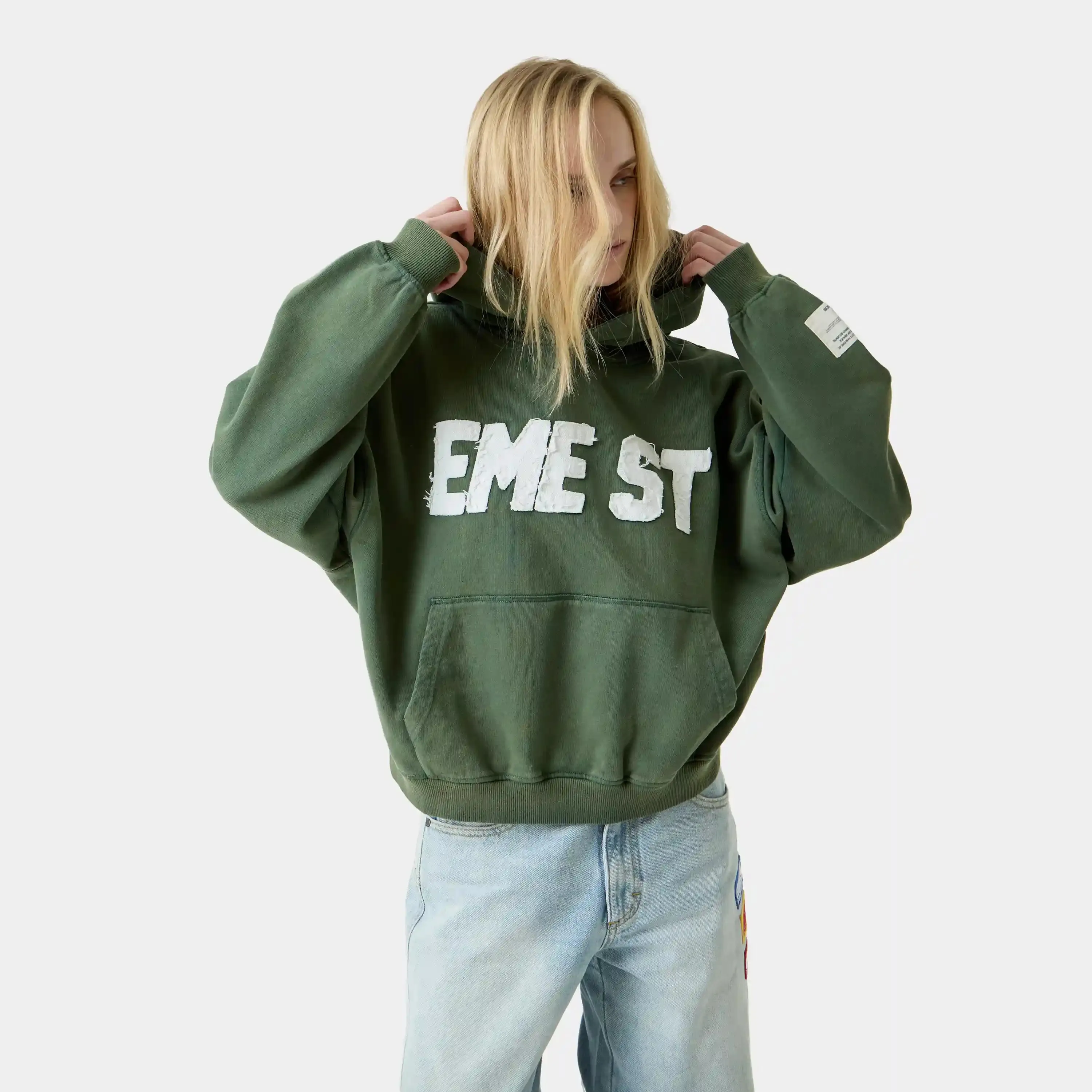 Class 3A Forest Oversized Hoodie sold by EME STUDIOS product image thumbnail 3