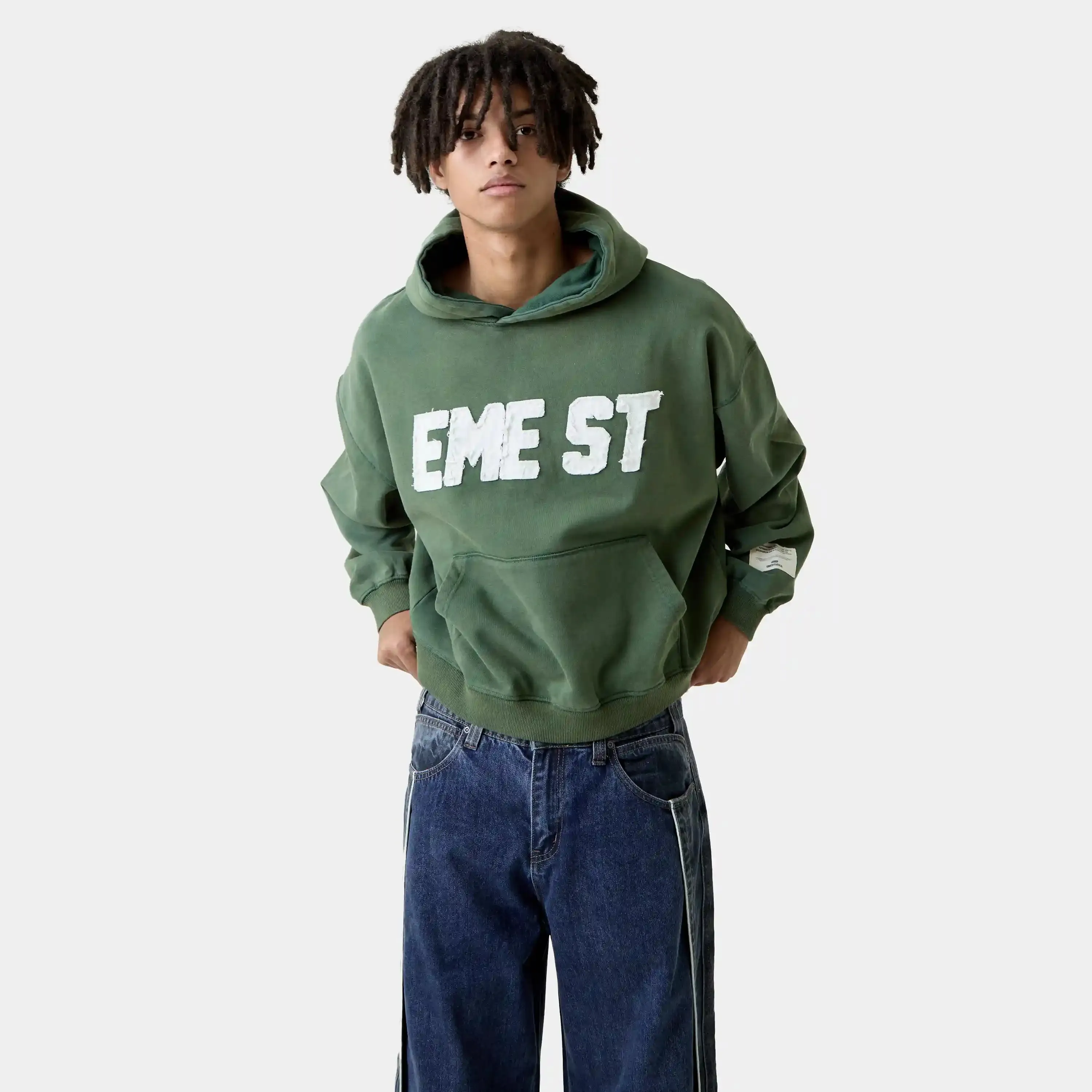 Class 3A Forest Oversized Hoodie sold by EME STUDIOS product image thumbnail 2