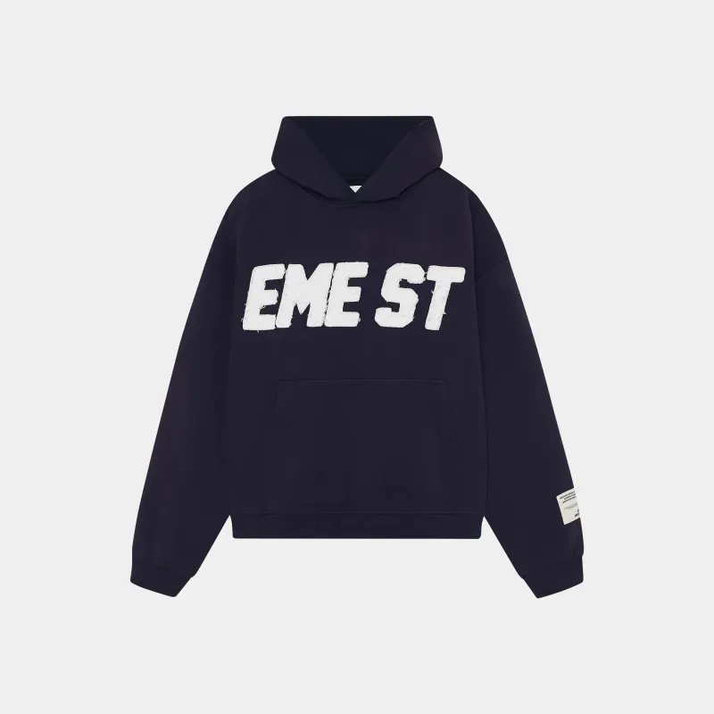 Class 3A Navy Oversized Hoodie sold by EME STUDIOS
