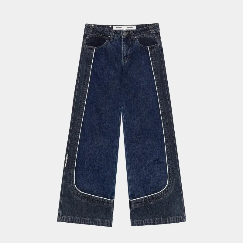 Dual Dark Blue Pants made by EME STUDIOS