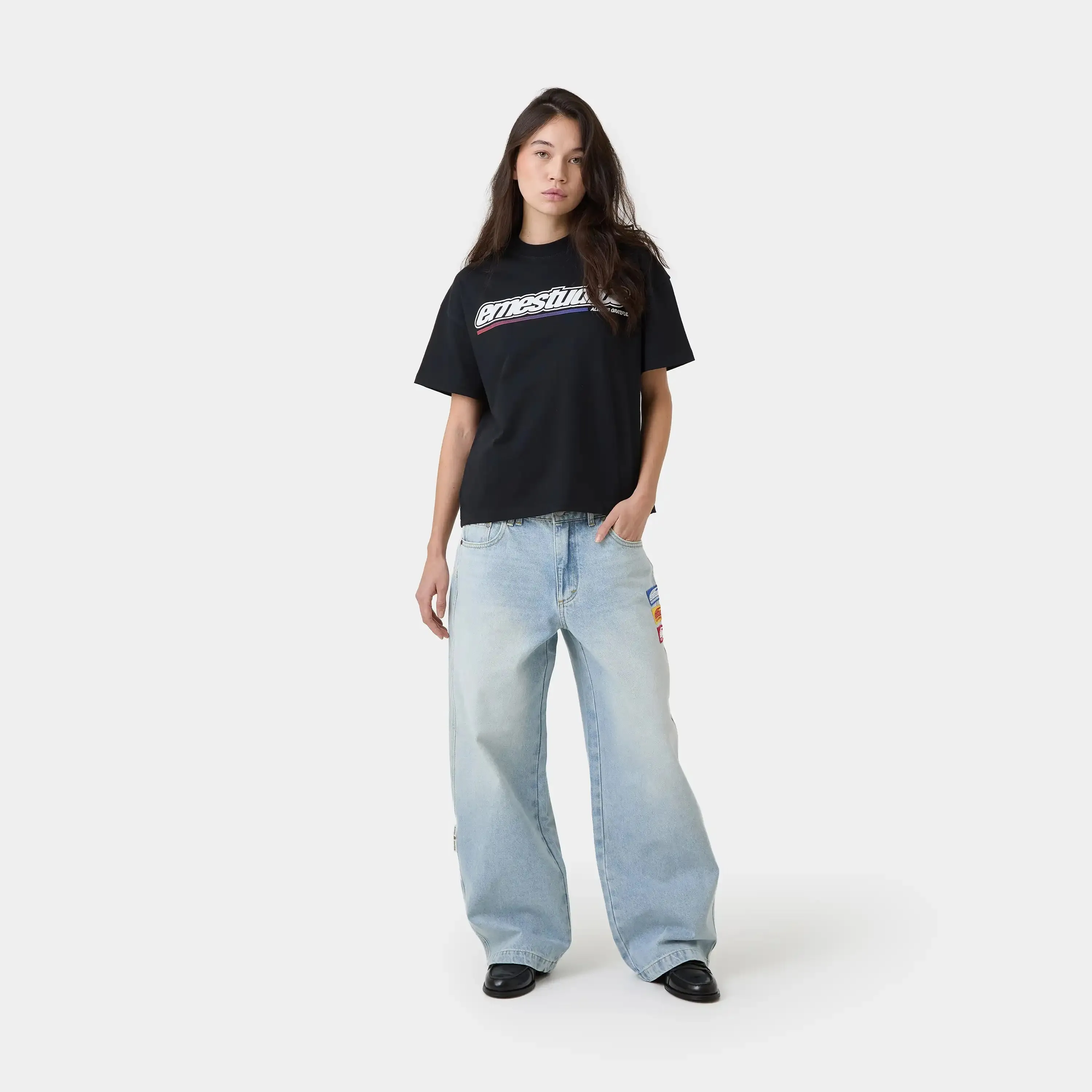 Scale Shadow Oversized Tee sold by EME STUDIOS product image thumbnail 5