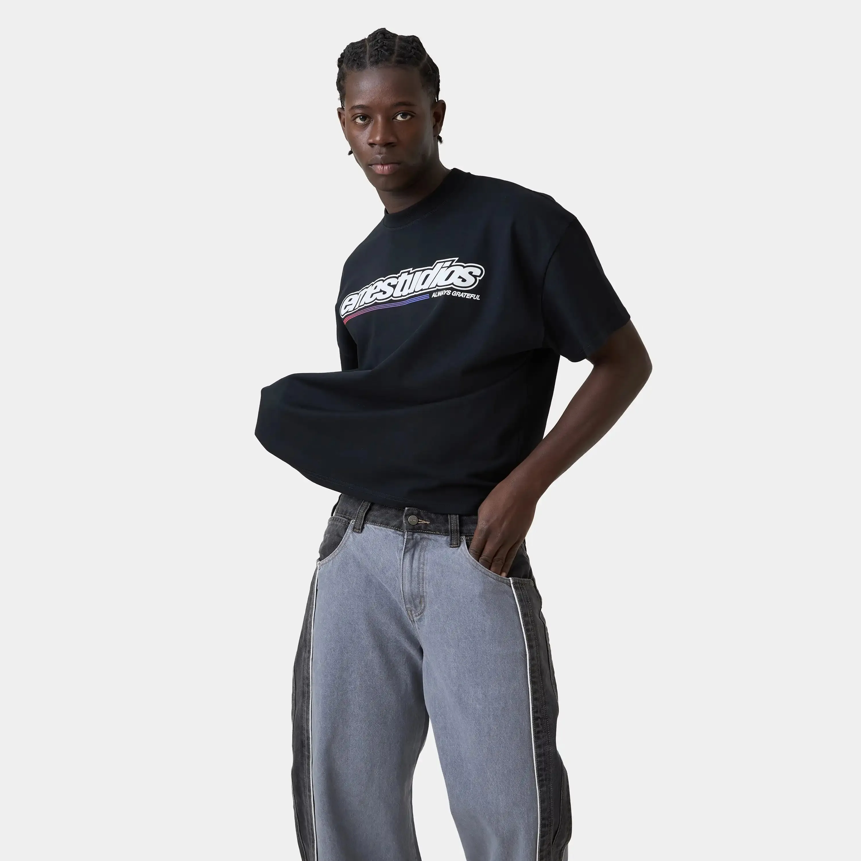 Scale Shadow Oversized Tee sold by EME STUDIOS product image thumbnail 2