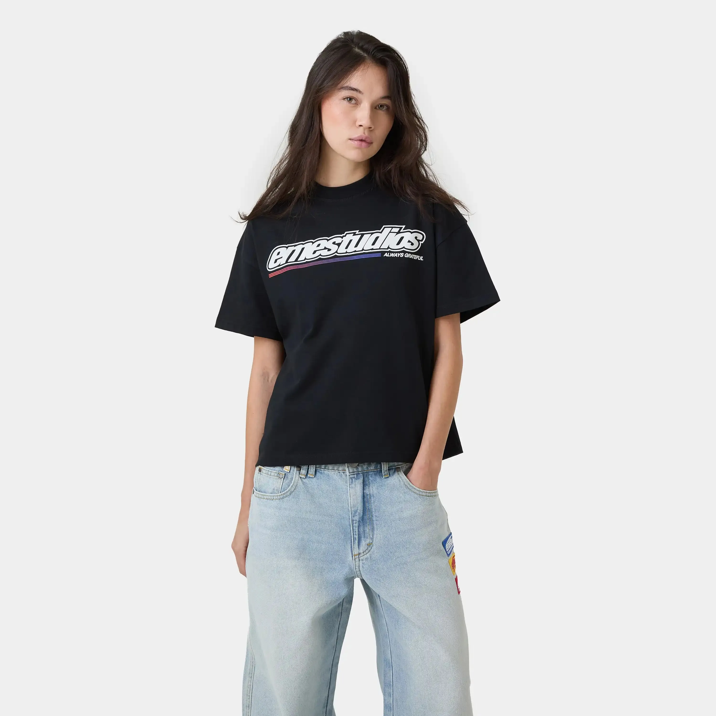 Scale Shadow Oversized Tee sold by EME STUDIOS product image thumbnail 3