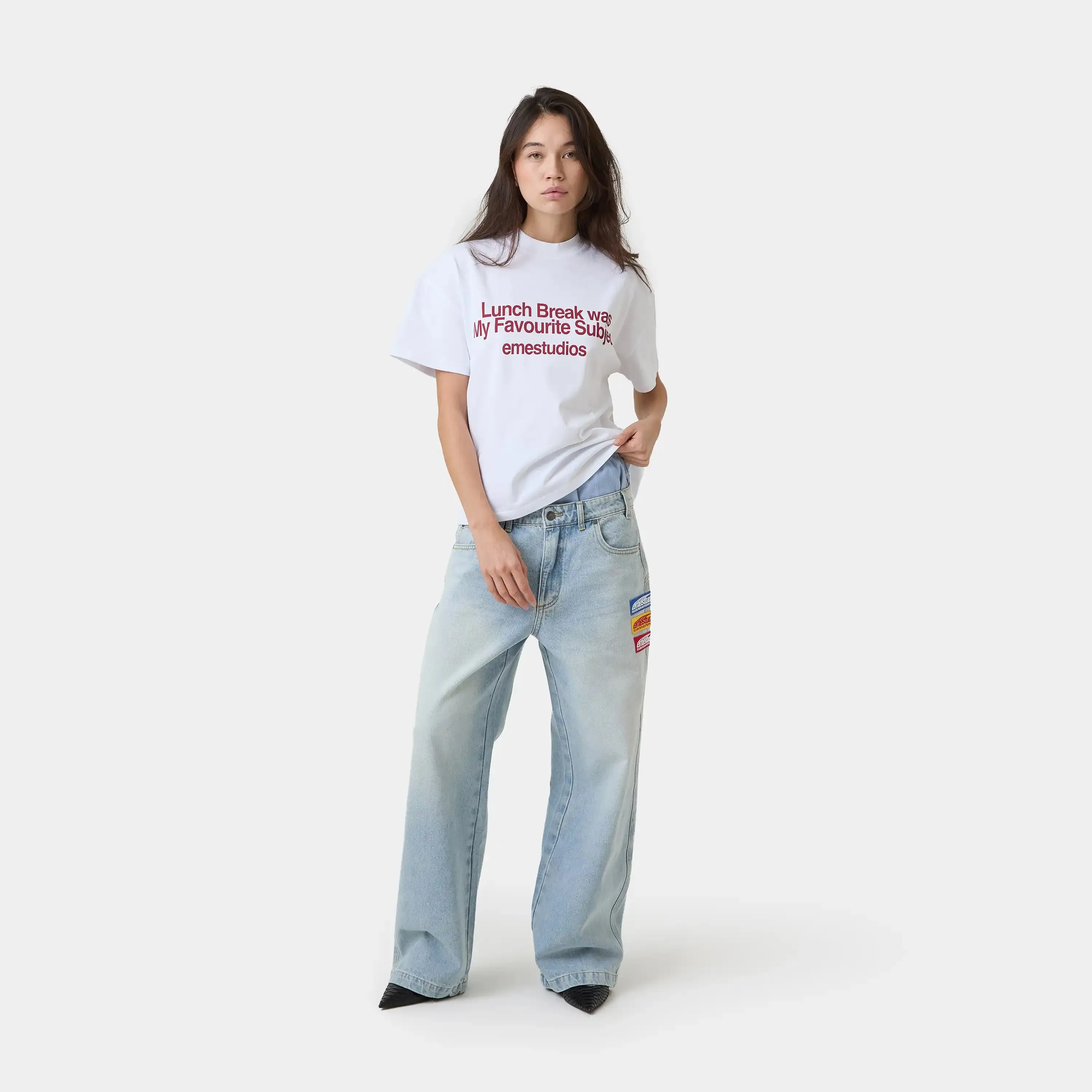 Lunch Pearl Oversized Tee sold by EME STUDIOS product image thumbnail 4