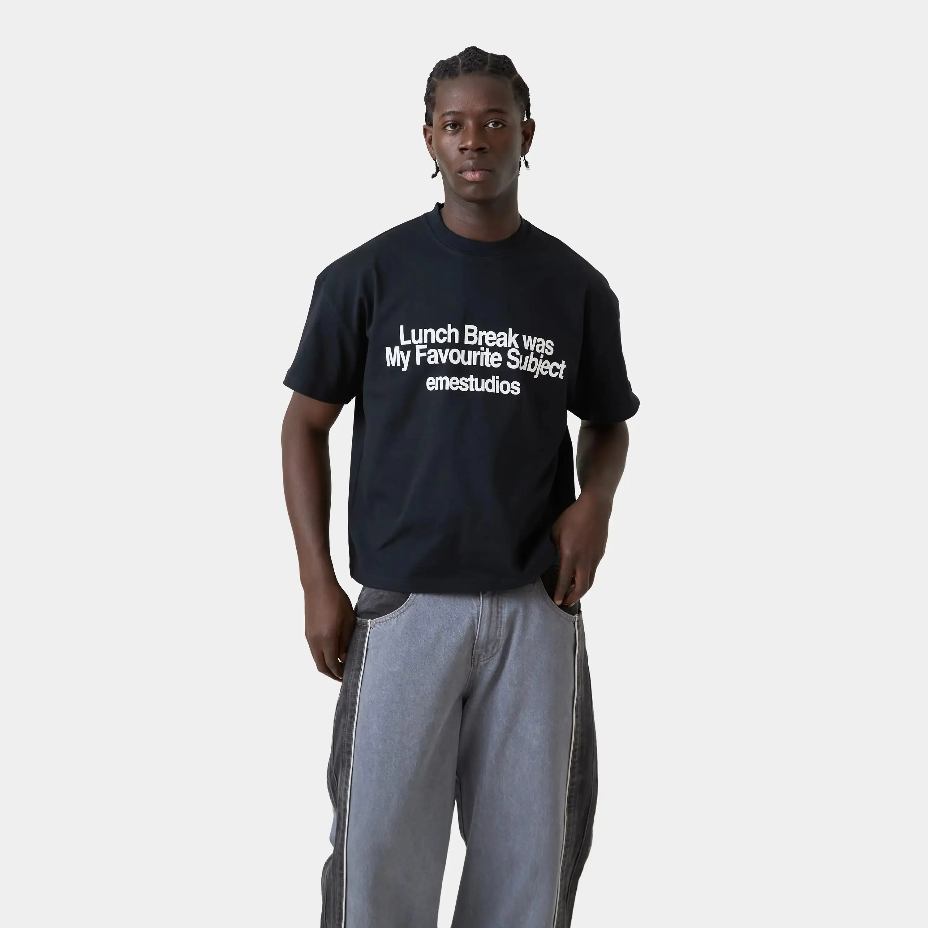 Lunch Shadow Oversized Tee sold by EME STUDIOS product image thumbnail 2