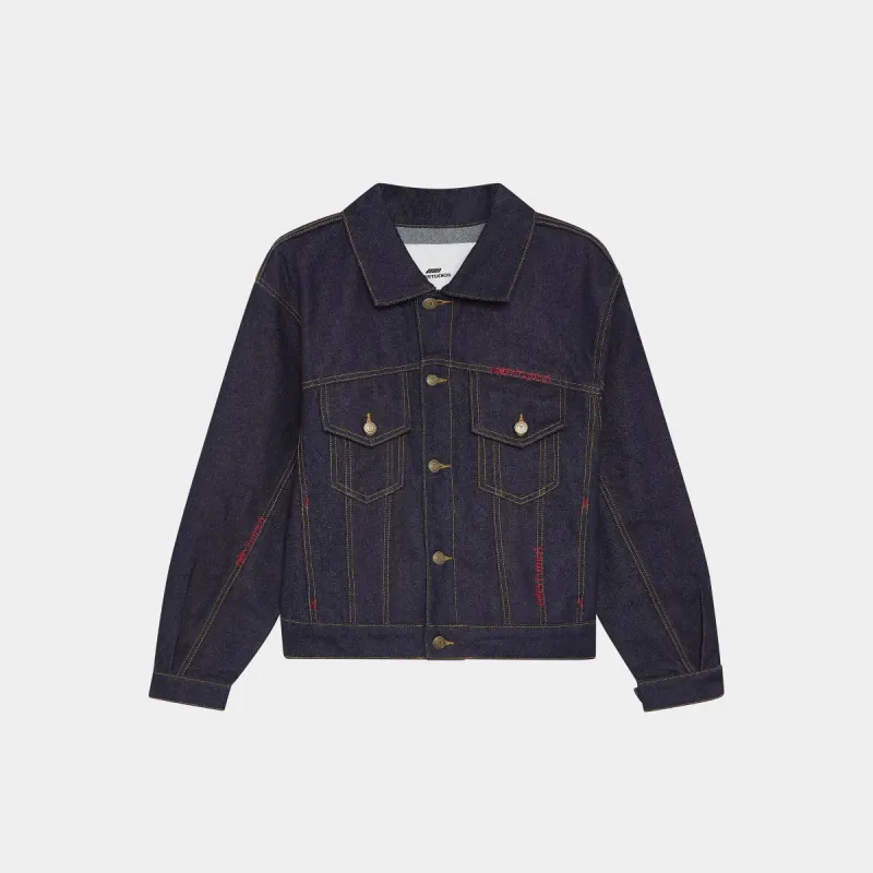 Frisona Raw Denim Boxy Jacket sold by EME STUDIOS