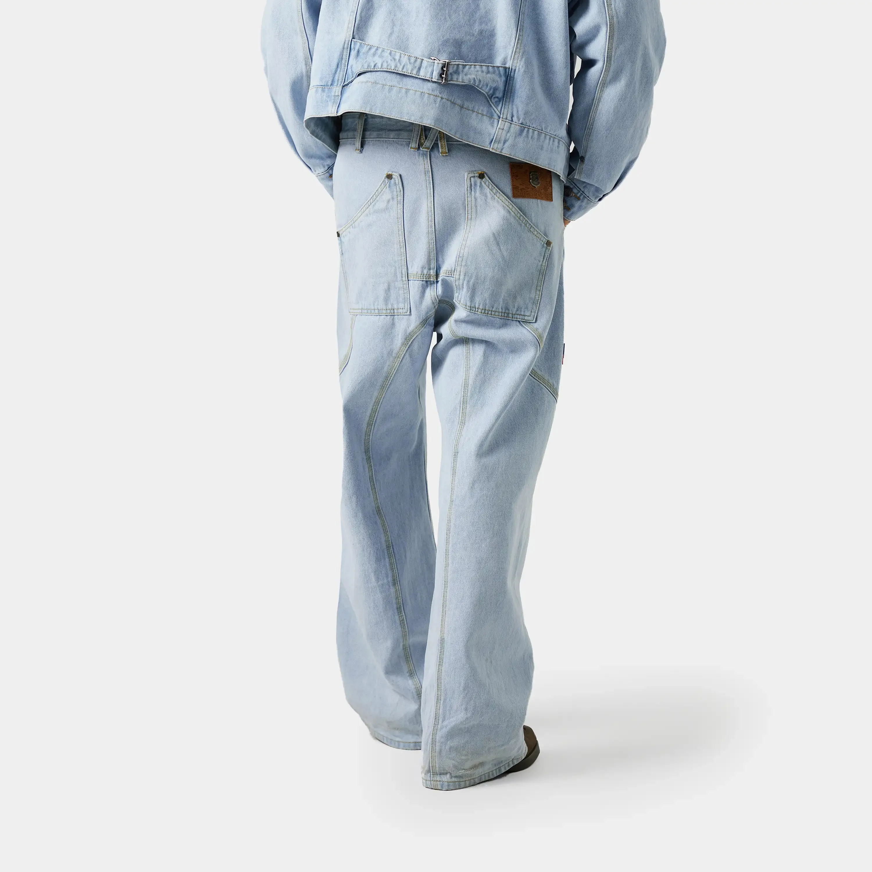 Eddy Pale Denim Baggy Jeans sold by EME STUDIOS product image thumbnail 5