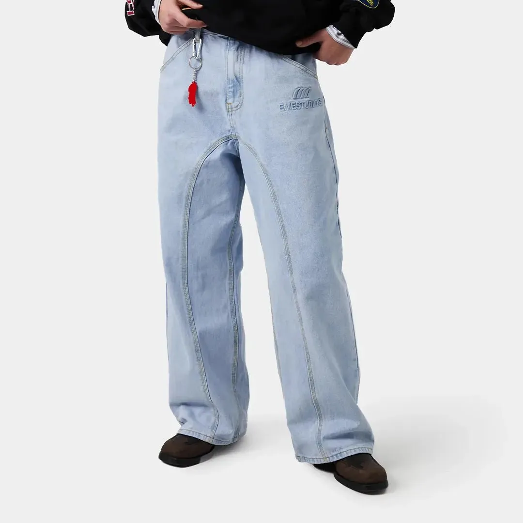 Eddy Pale Denim Baggy Jeans sold by EME STUDIOS product image thumbnail 3