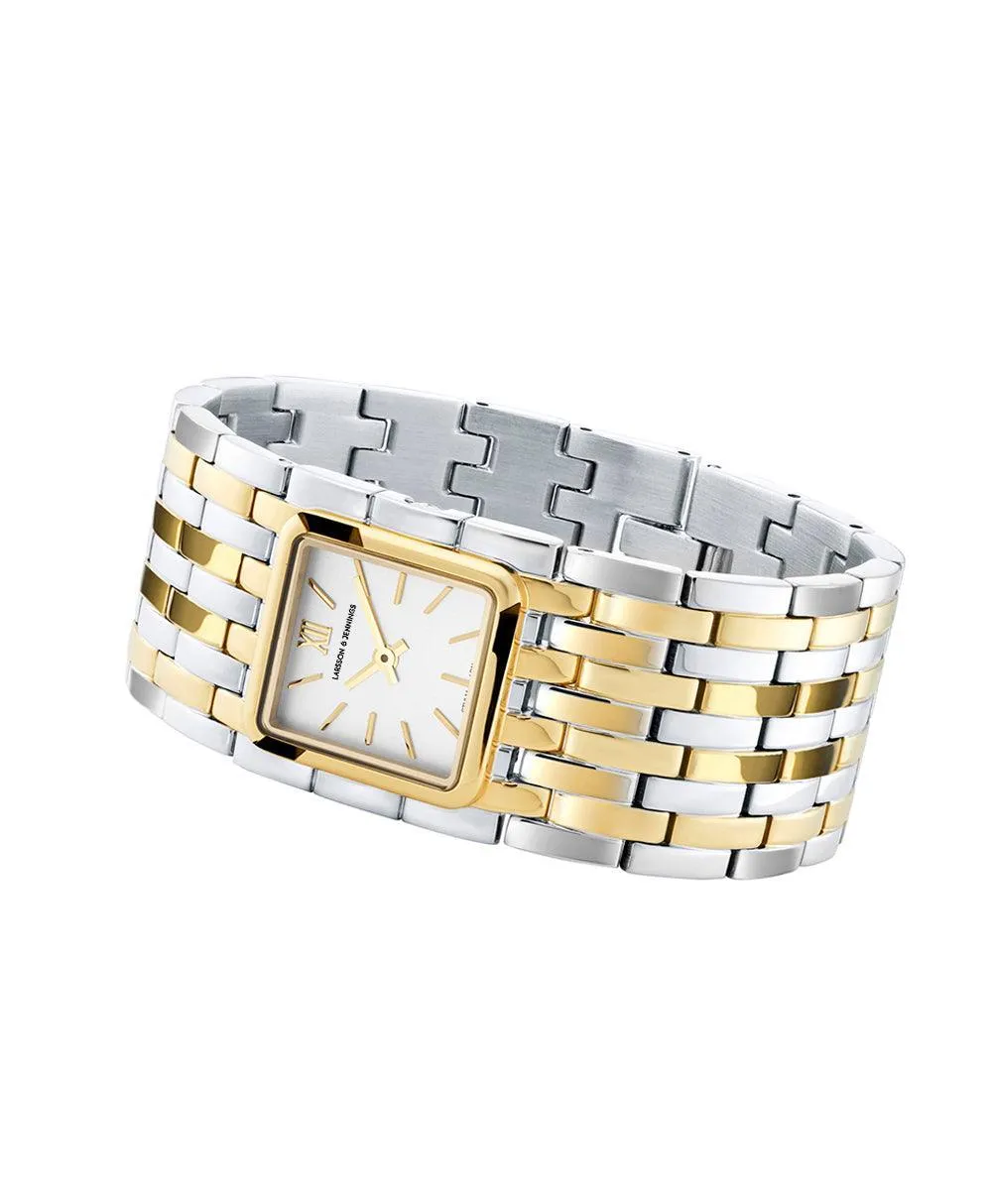 Tribeca Mixed Gold White 24mm sold by Larsson & Jennings product image thumbnail 3