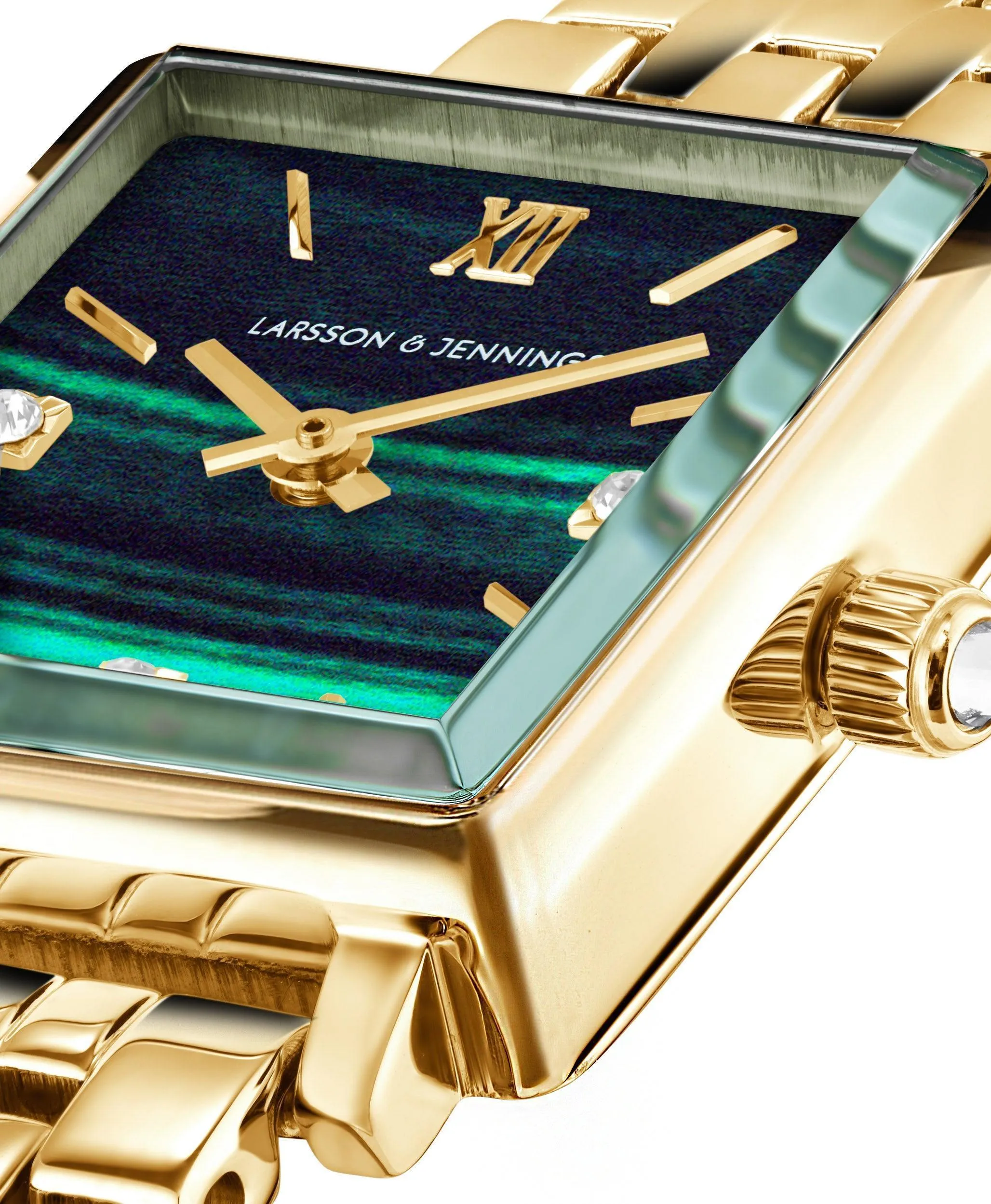 Boyfriend Mini Elevate Gold Green 31mm sold by Larsson & Jennings product image thumbnail 5