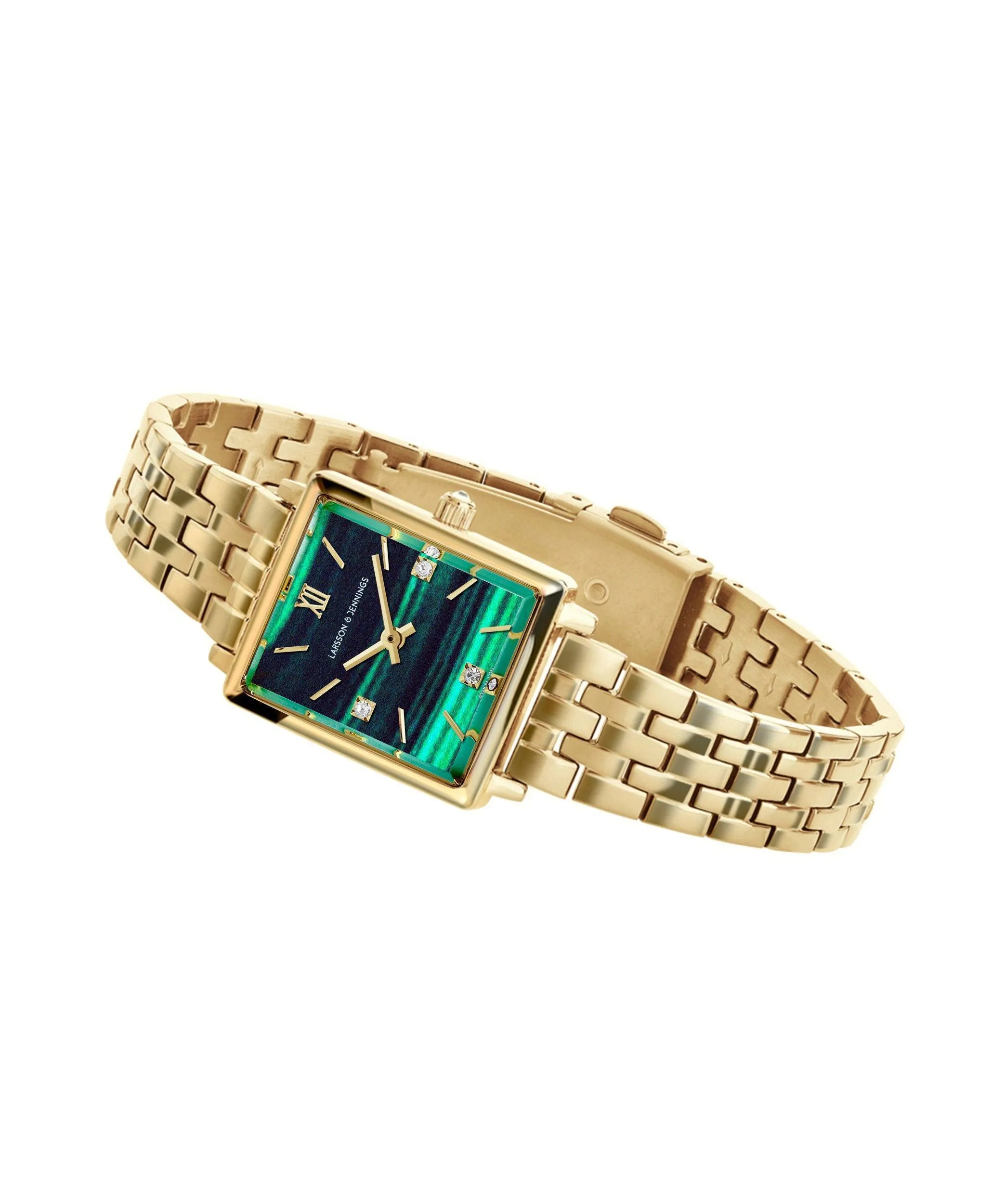 Boyfriend Mini Elevate Gold Green 31mm sold by Larsson & Jennings product image thumbnail 3