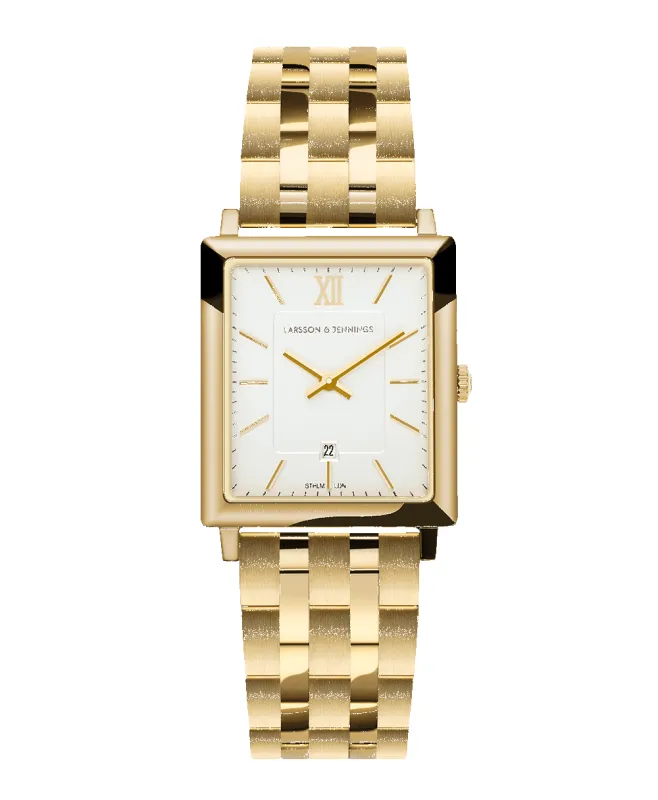 Boyfriend Classic Gold White 40mm sold by Larsson & Jennings