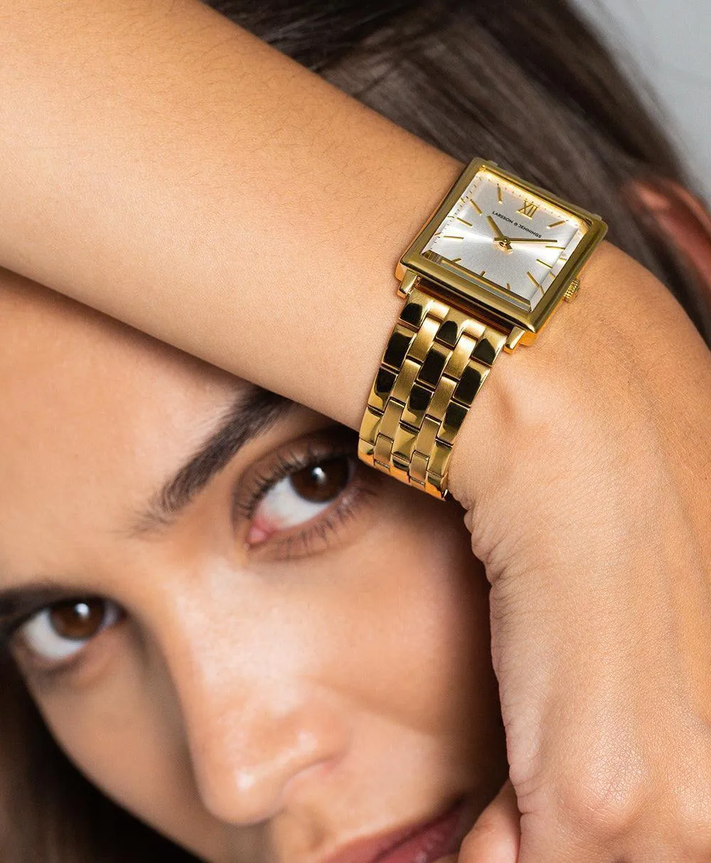 Boyfriend Elevate Gold White 40mm sold by Larsson & Jennings product image thumbnail 2