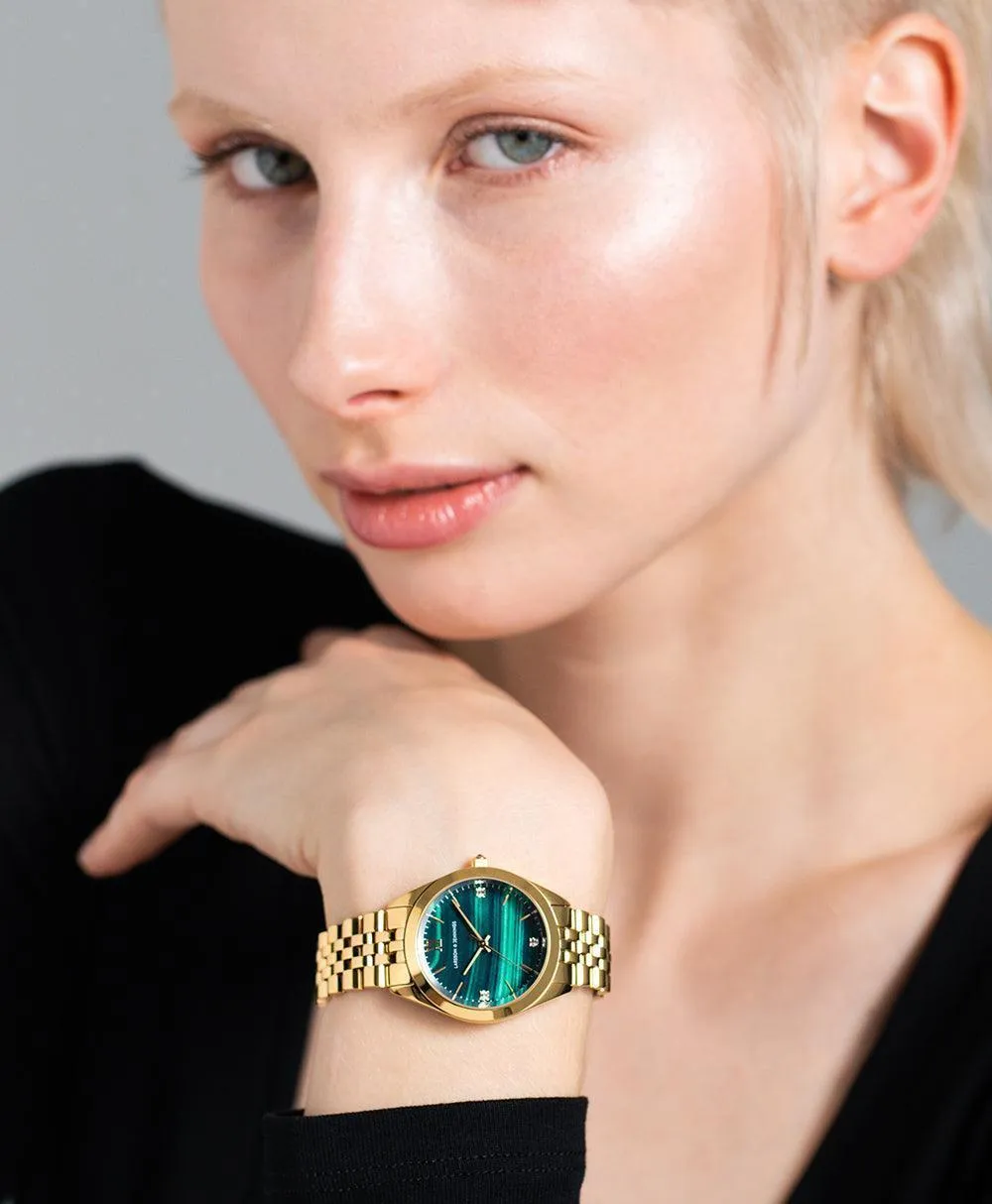 Vivid Elevate Gold Green 32mm sold by Larsson & Jennings product image thumbnail 2