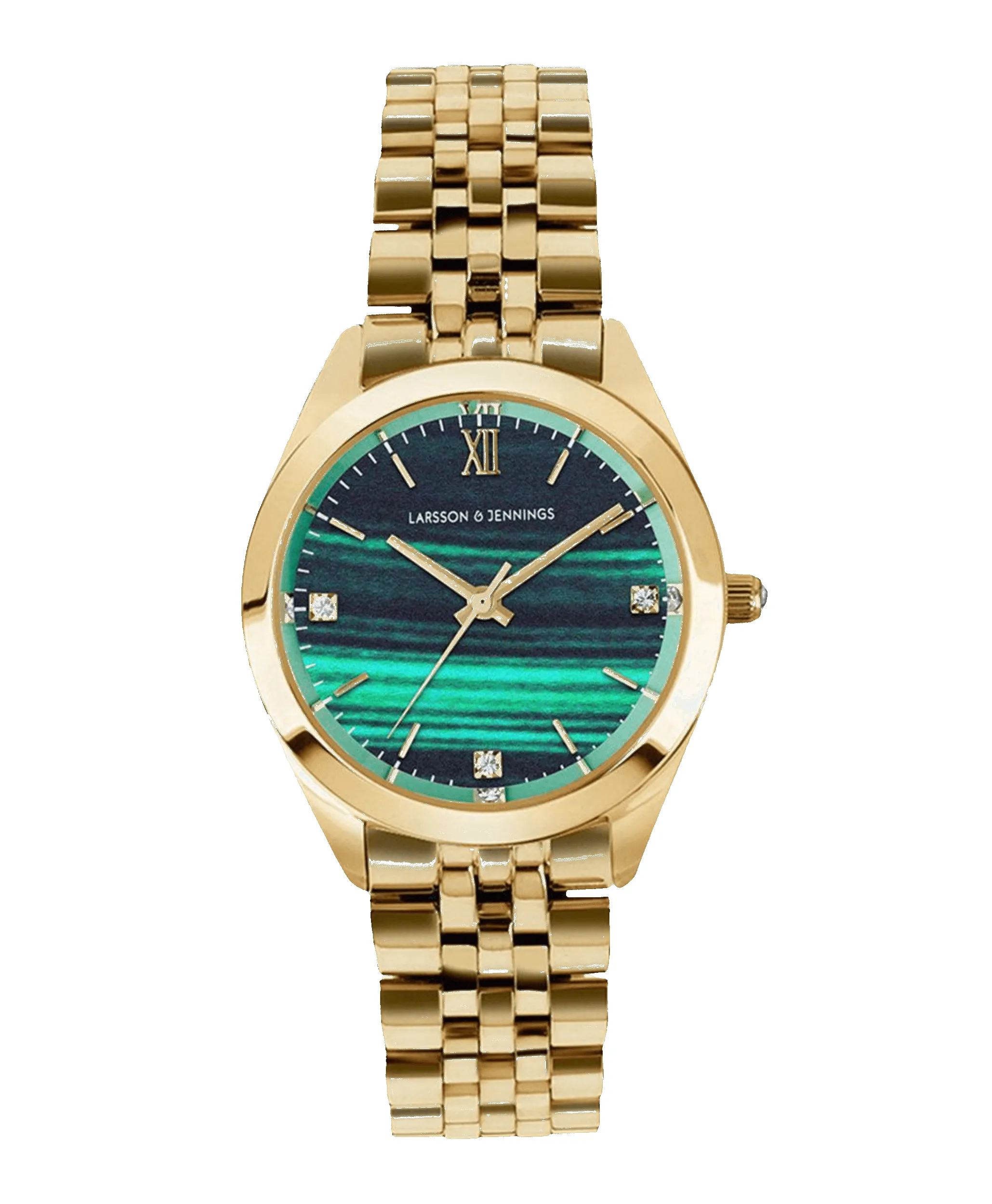 Vivid Elevate Gold Green 32mm sold by Larsson & Jennings