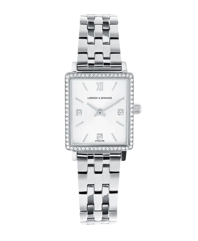 Boyfriend Mini Lumous Silver 31mm sold by Larsson & Jennings