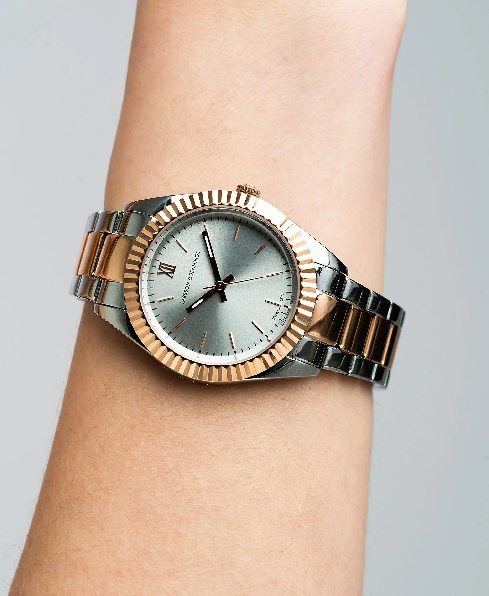 Jade Mixed Rose Gold Grey 36mm sold by Larsson & Jennings product image thumbnail 5