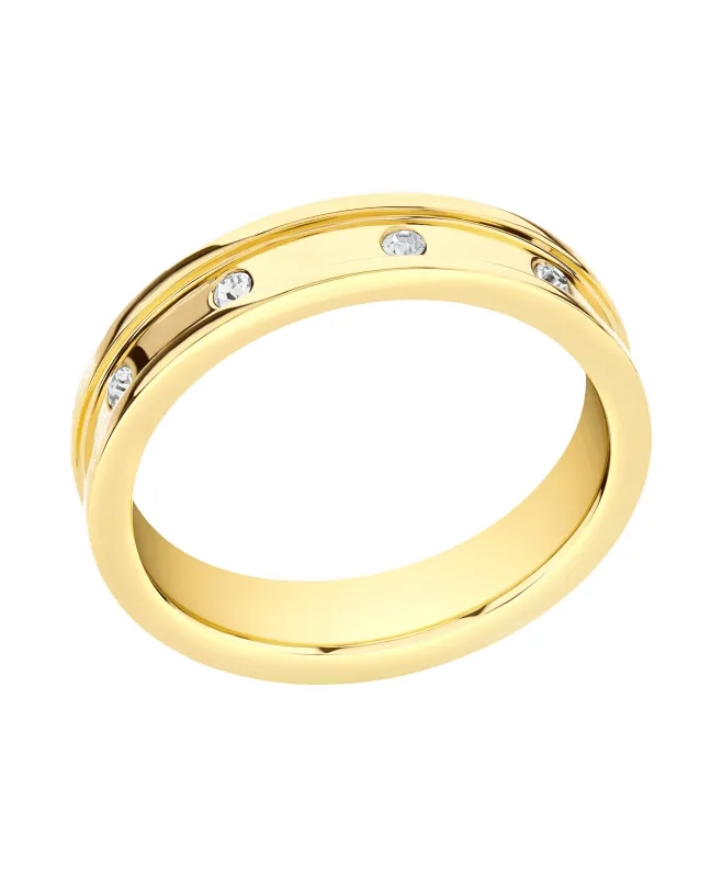Eevi Ring White 18ct Gold Plated sold by Larsson & Jennings