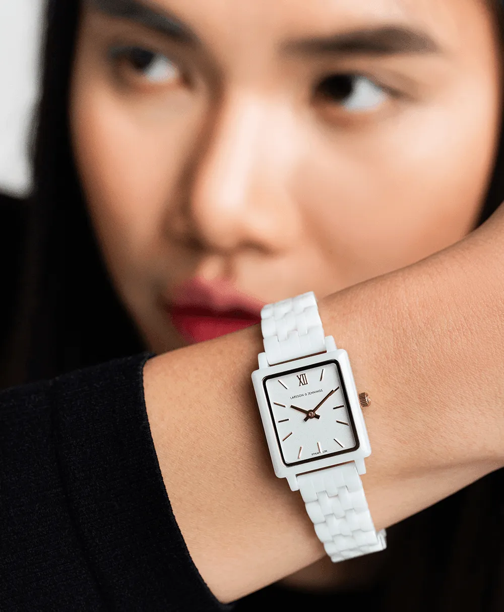 Boyfriend Mini Áine White Gold 33mm sold by Larsson & Jennings product image thumbnail 3