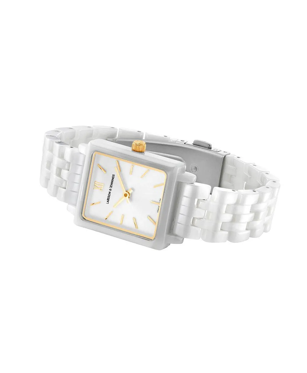 Boyfriend Mini Áine White Gold 33mm sold by Larsson & Jennings product image thumbnail 4