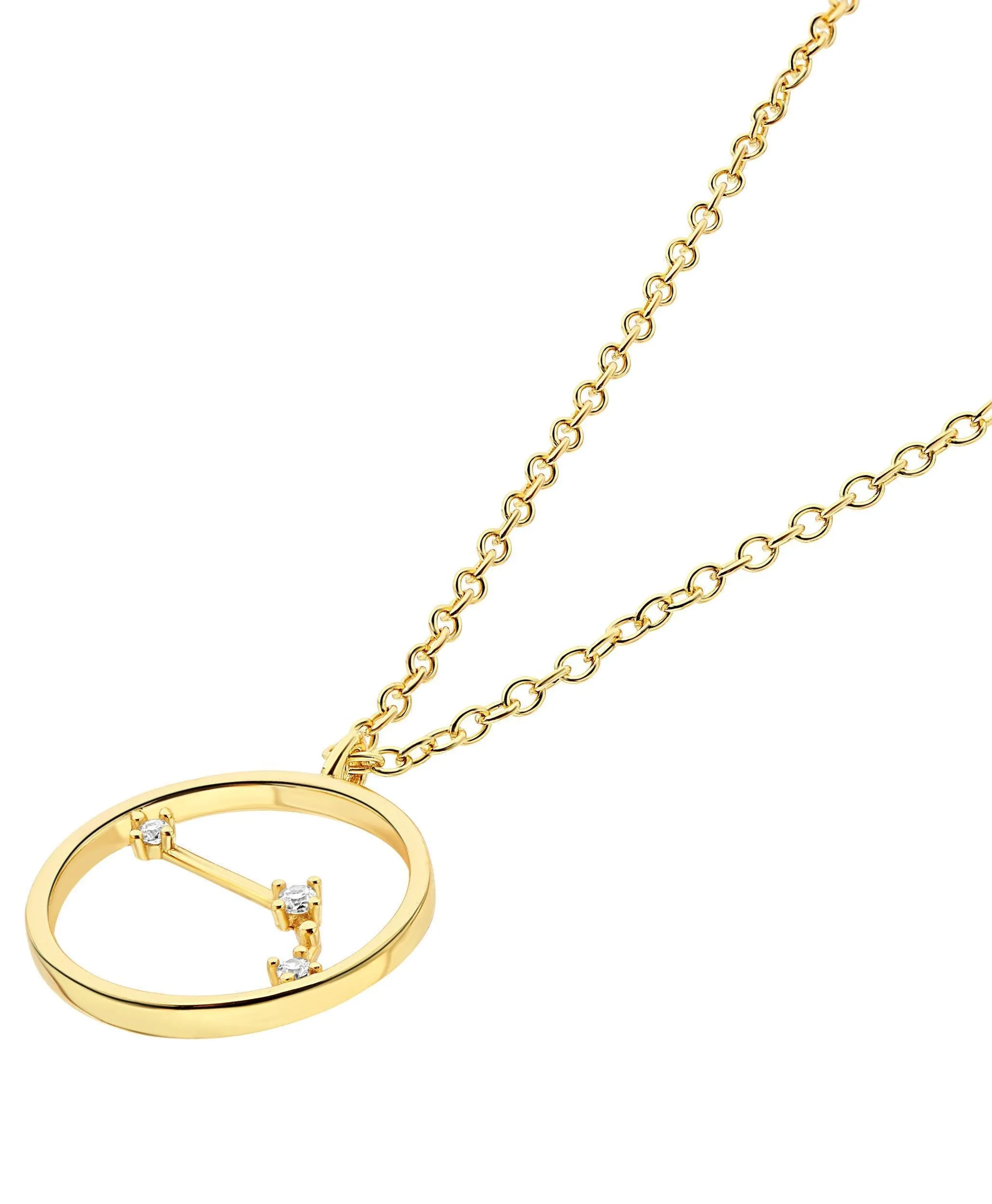 Zodiac Necklace Aries 18ct Gold Plated sold by Larsson & Jennings product image thumbnail 3