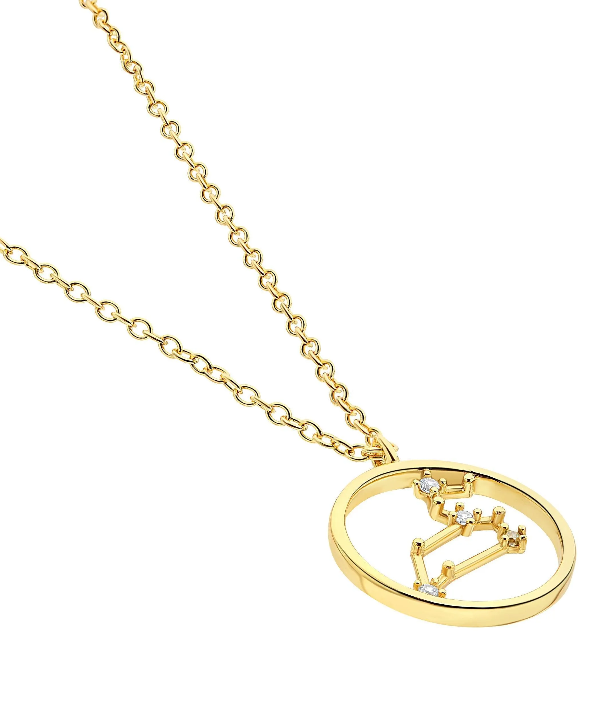 Zodiac Necklace Leo 18ct Gold Plated sold by Larsson & Jennings product image thumbnail 3