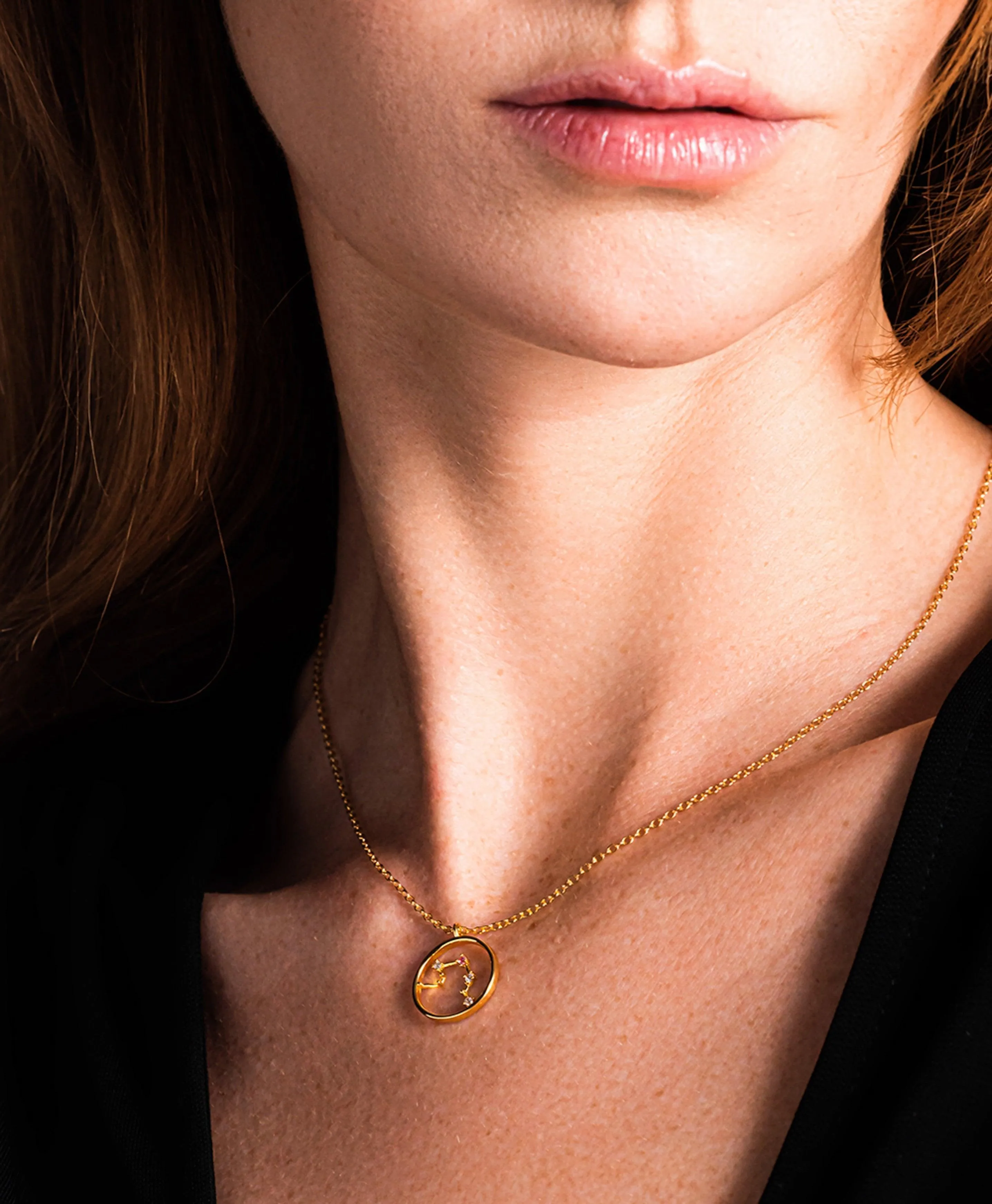 Zodiac Necklace Libra 18ct Gold Plated sold by Larsson & Jennings product image thumbnail 4