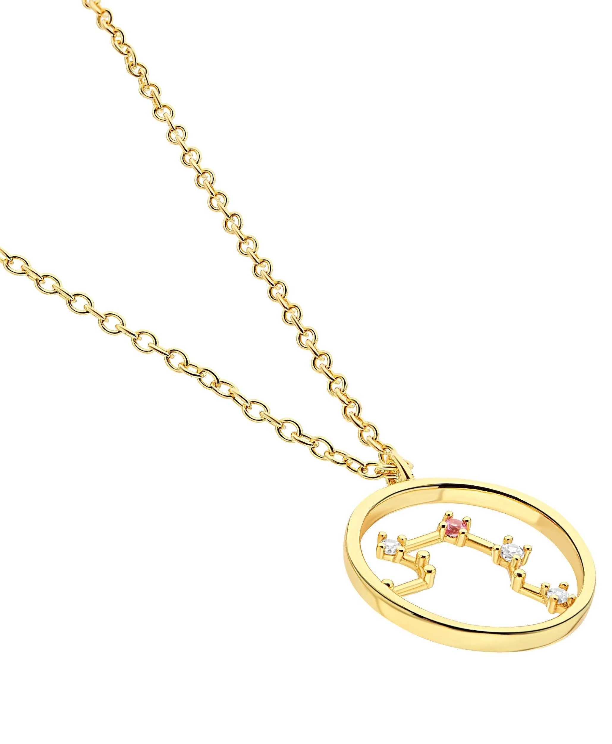 Zodiac Necklace Libra 18ct Gold Plated sold by Larsson & Jennings product image thumbnail 3