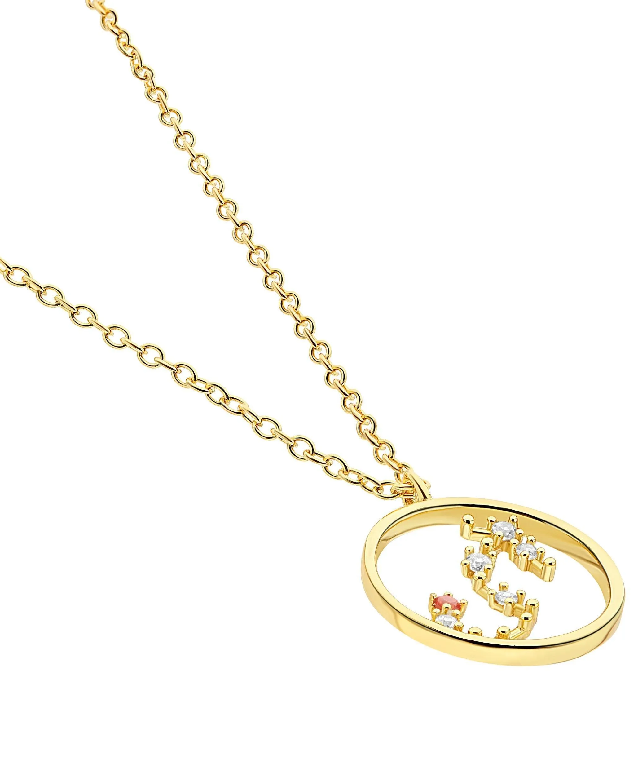 Zodiac Necklace Scorpio 18ct Gold Plated sold by Larsson & Jennings product image thumbnail 3