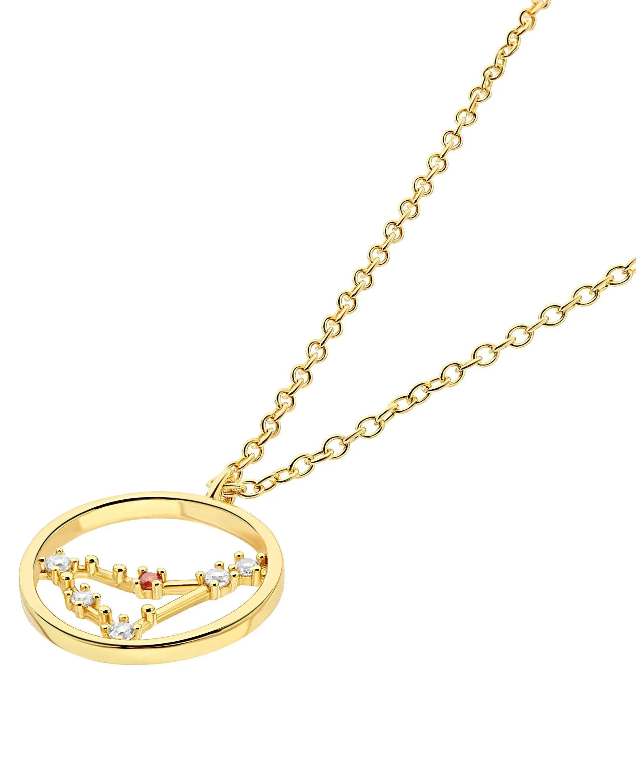 Zodiac Necklace Capricorn 18ct Gold Plated sold by Larsson & Jennings product image thumbnail 3